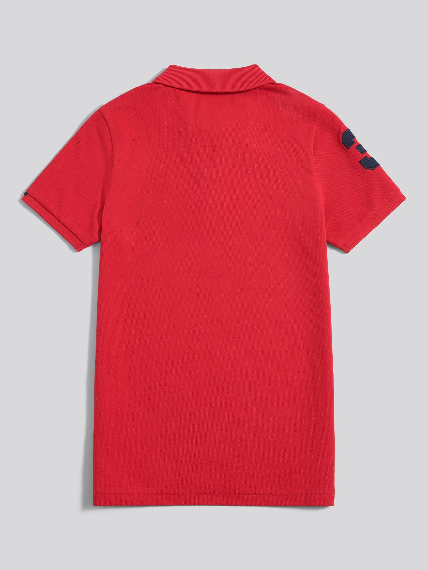 Boys Player 3 Polo Shirt Haute Red - Image 7
