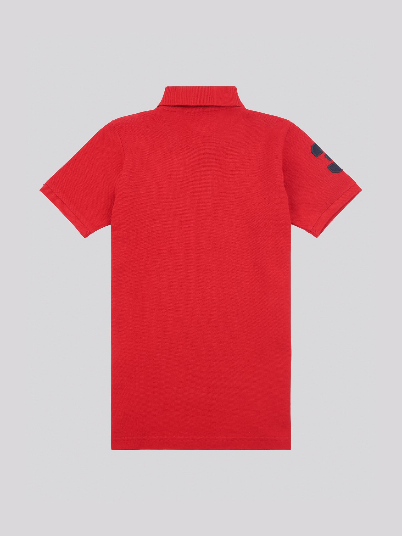 Boys Player 3 Polo Shirt in Haute Red - Image 7