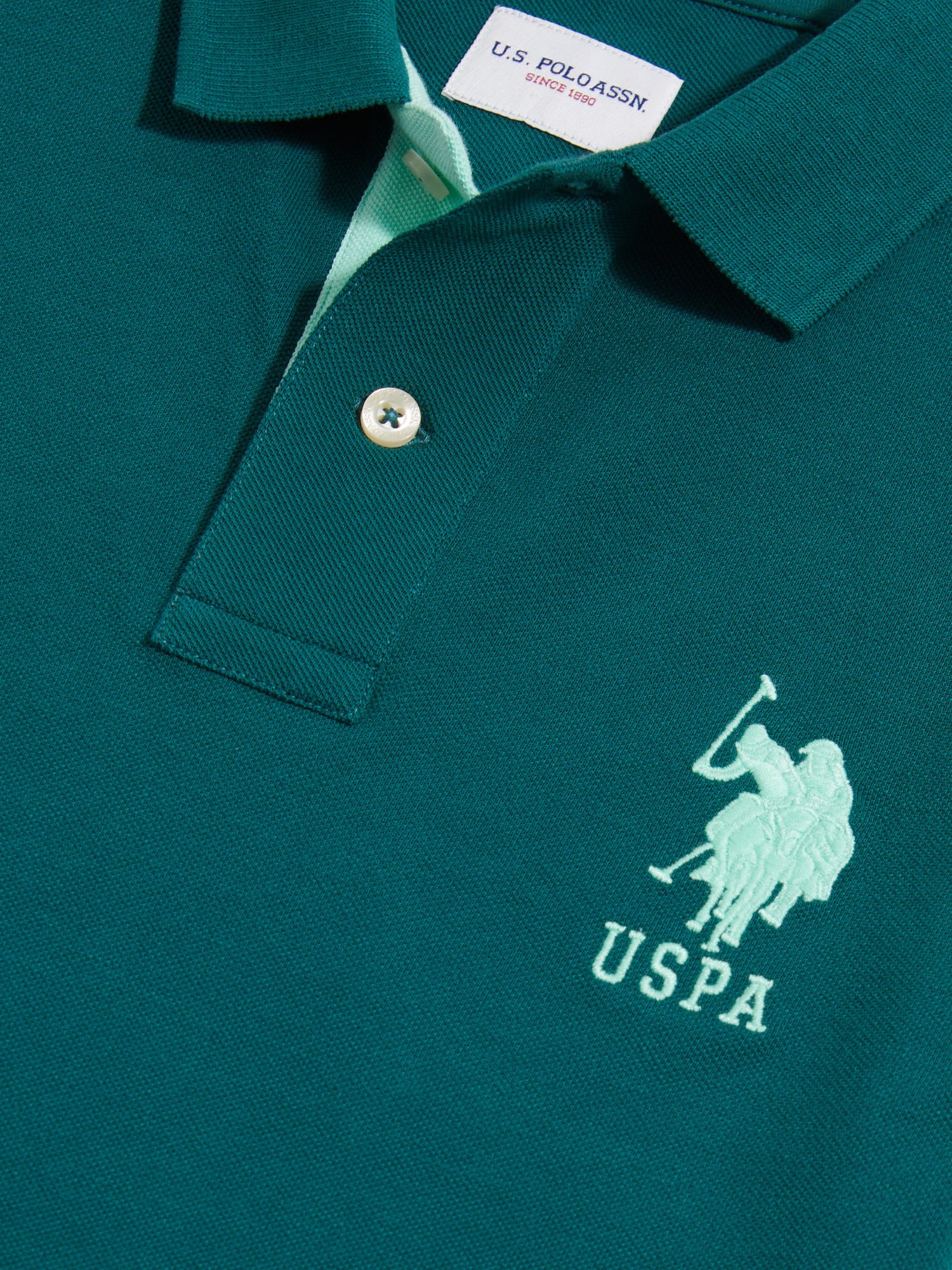 Boys Player 3 Polo Shirt Mediterranea - Image 8