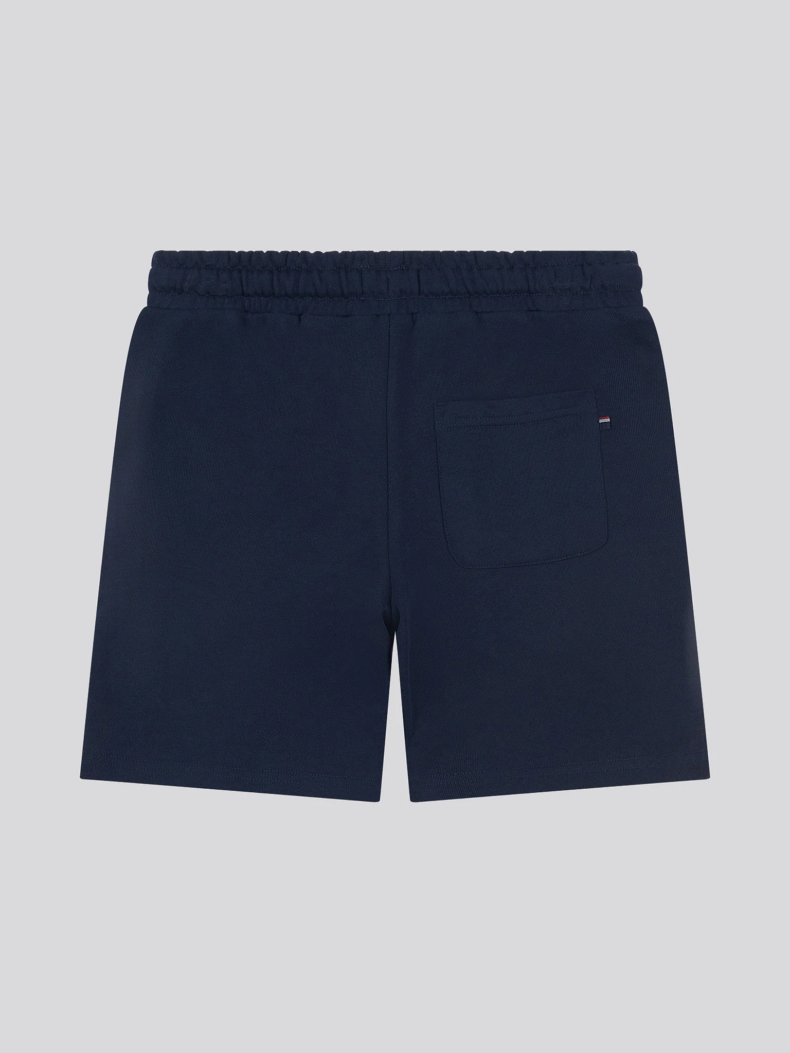 Boys Player 3 Sweat Short in Dark Sapphire Navy / Haute Red DHM - Image 6