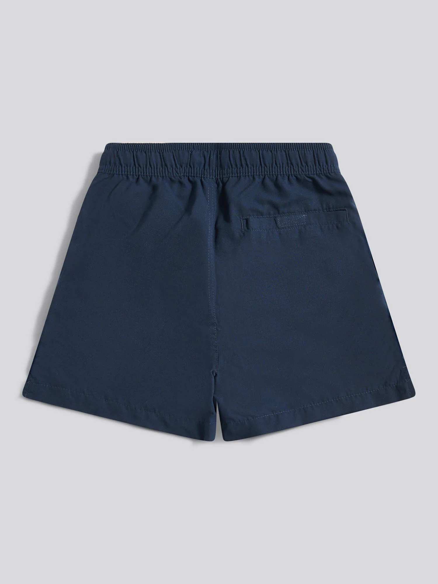 Boys Player 3 Swim Short in Dark Sapphire Navy / Haute Red DHM - Image 6