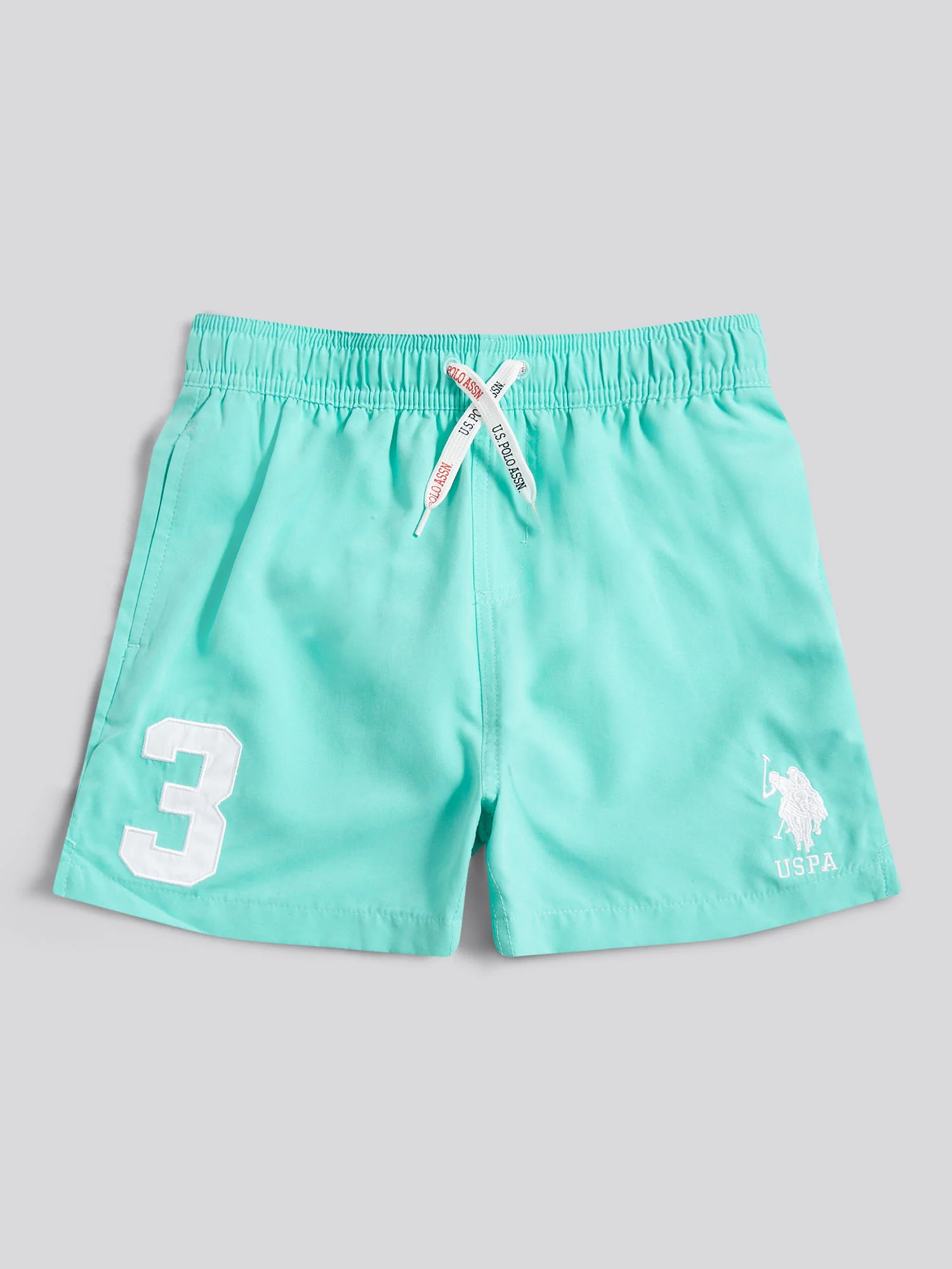 Boys Player 3 Swim Short in Pool Blue - Image 5