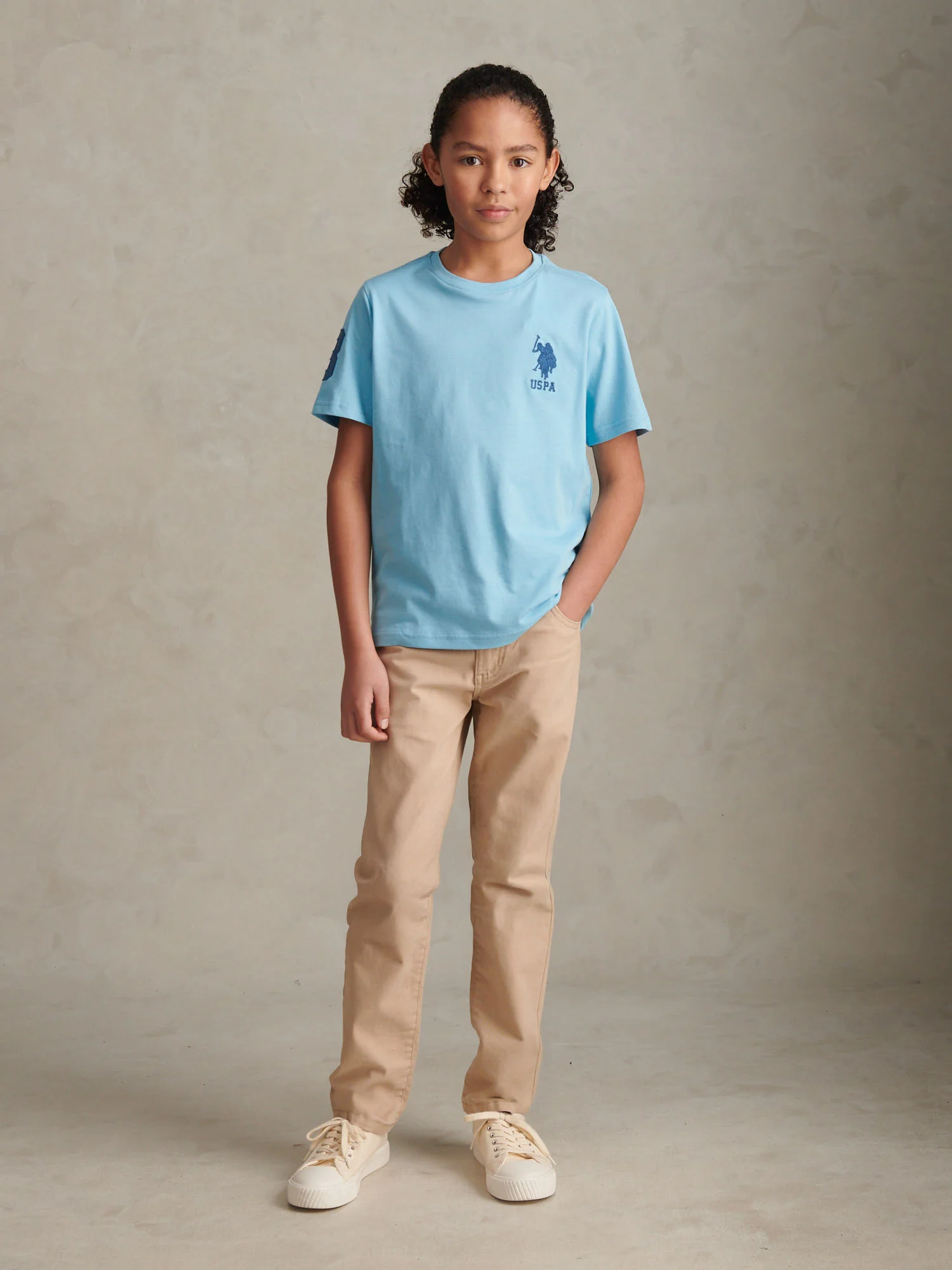 Boys Player 3 T-Shirt Air Blue - Image 3