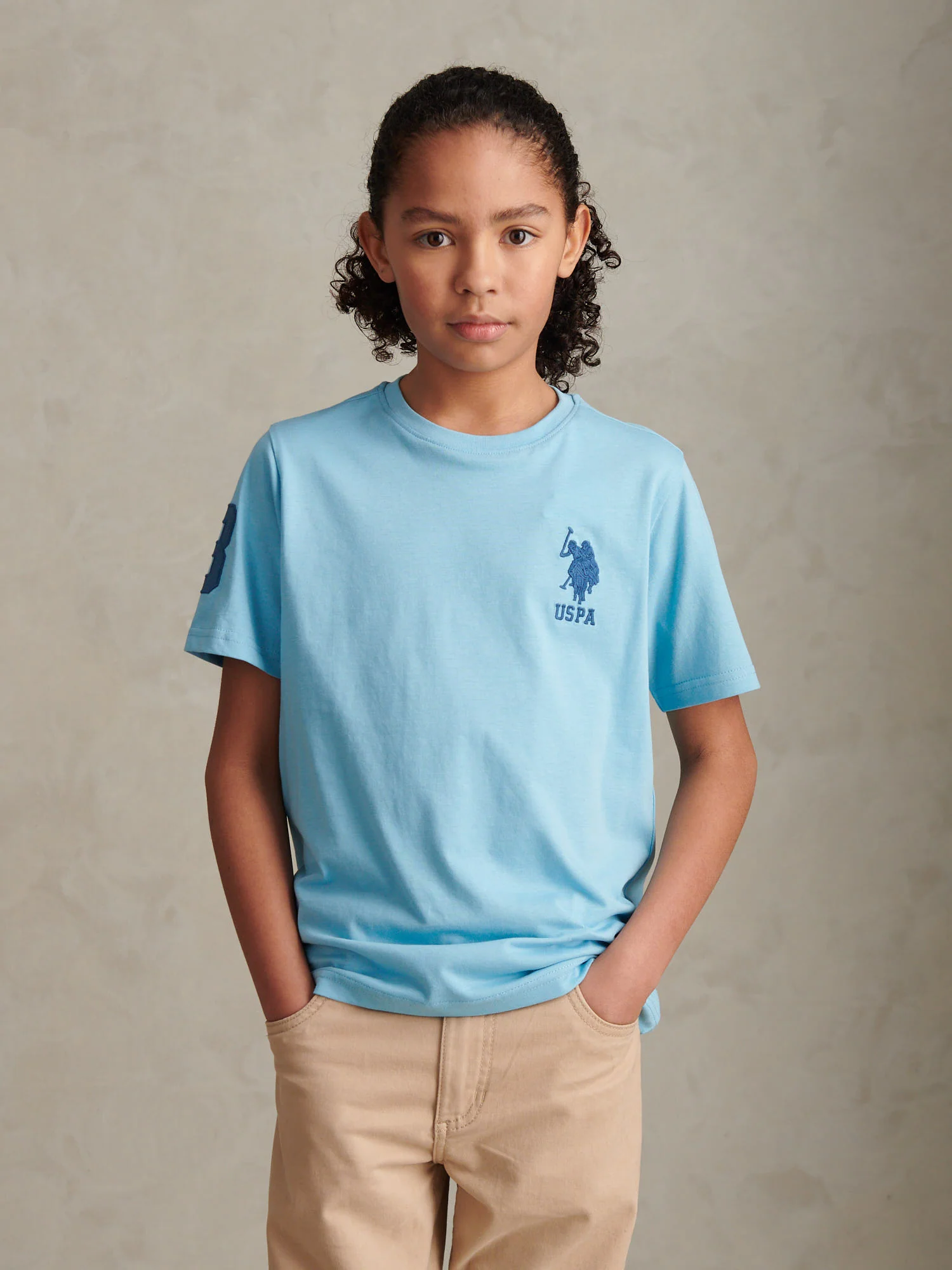 Boys Player 3 T-Shirt Air Blue - Image 7