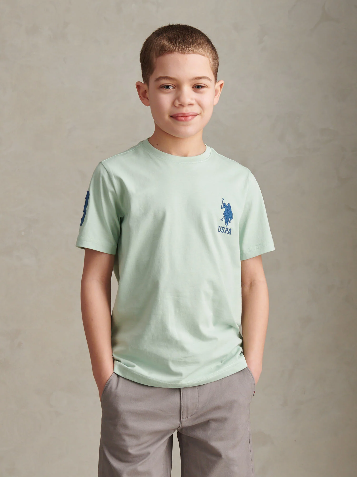 Boys Player 3 T-Shirt Aqua Foam