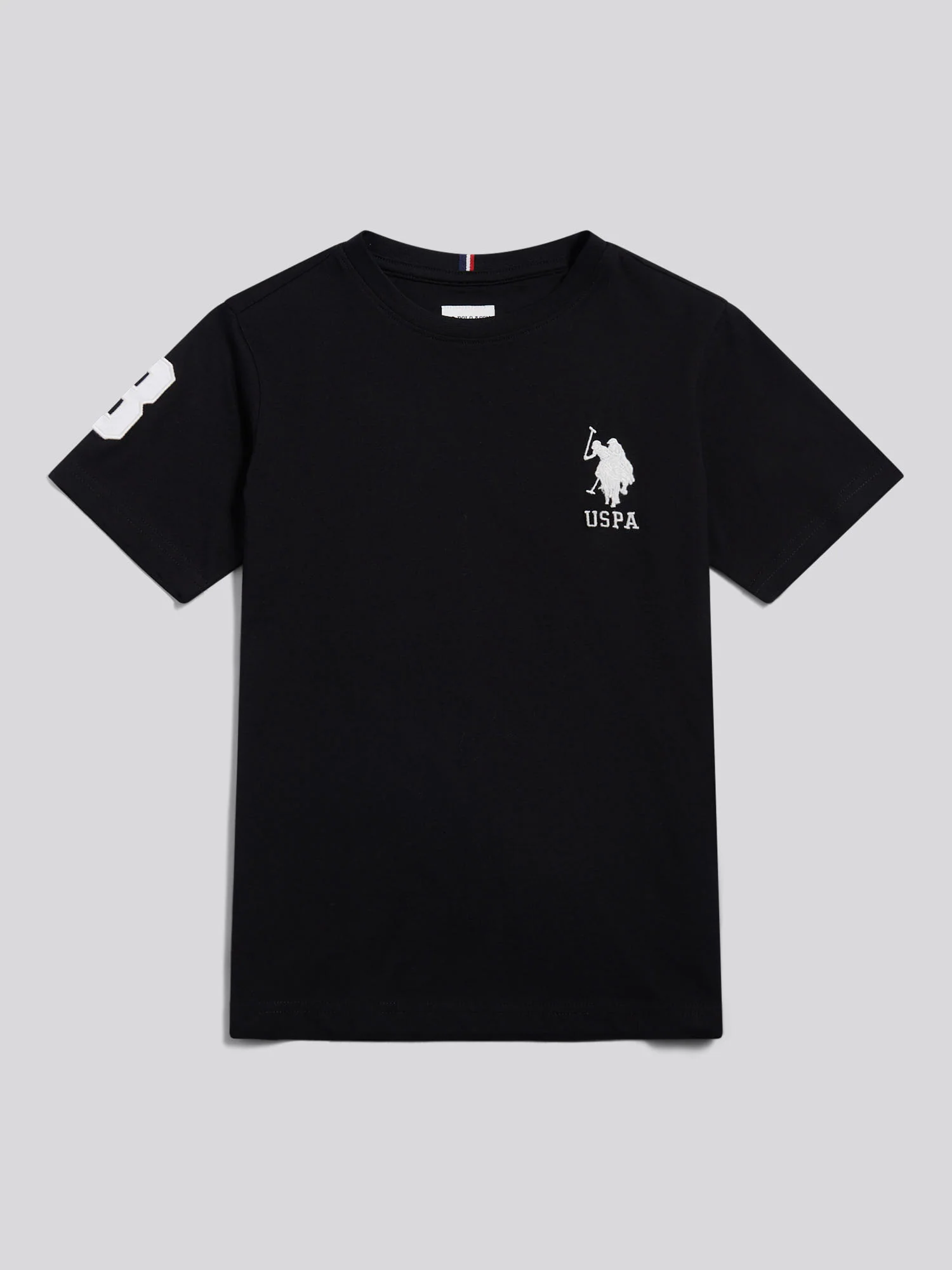 Boys Player 3 T-Shirt Black Bright White DHM - Image 8