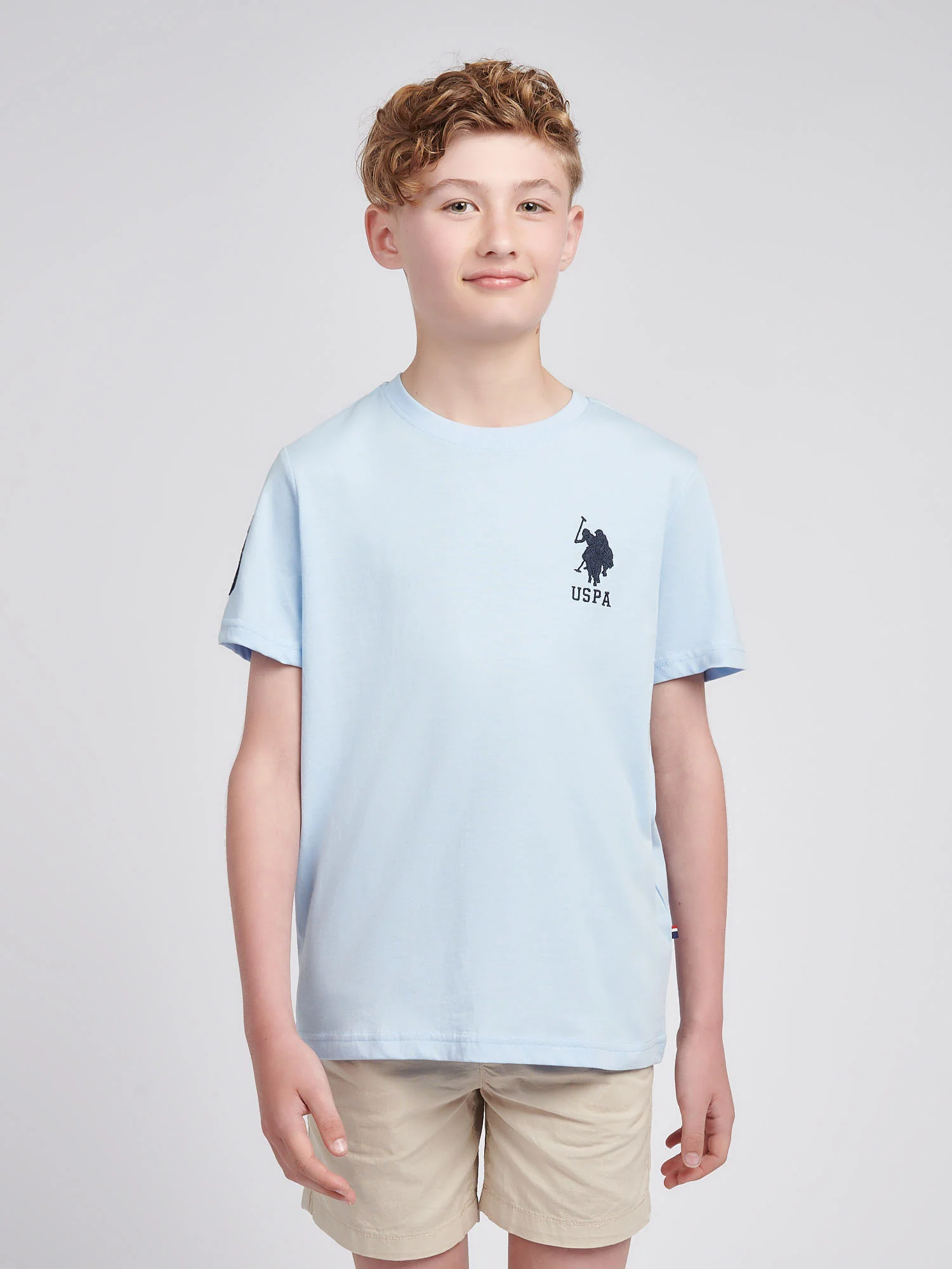 Boys Player 3 T-Shirt in Chambray Blue
