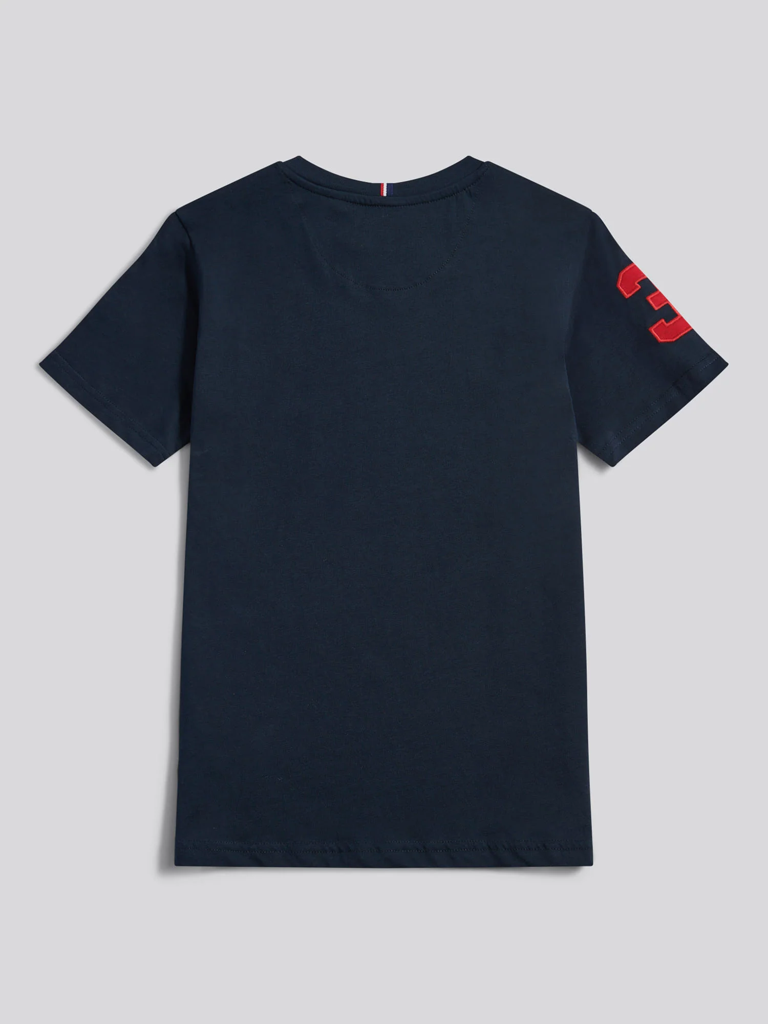 Boys Player 3 T-Shirt Dark Sapphire Navy / Haute Red DHM - Image 6