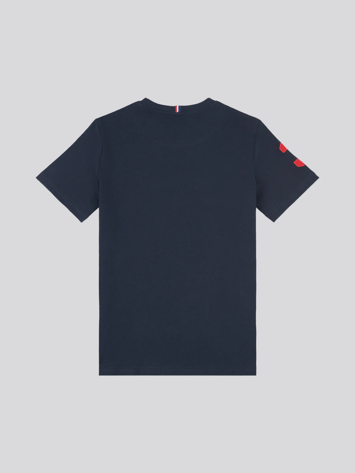 Boys Player 3 T-Shirt in Dark Sapphire Navy / Haute Red DHM - Image 8