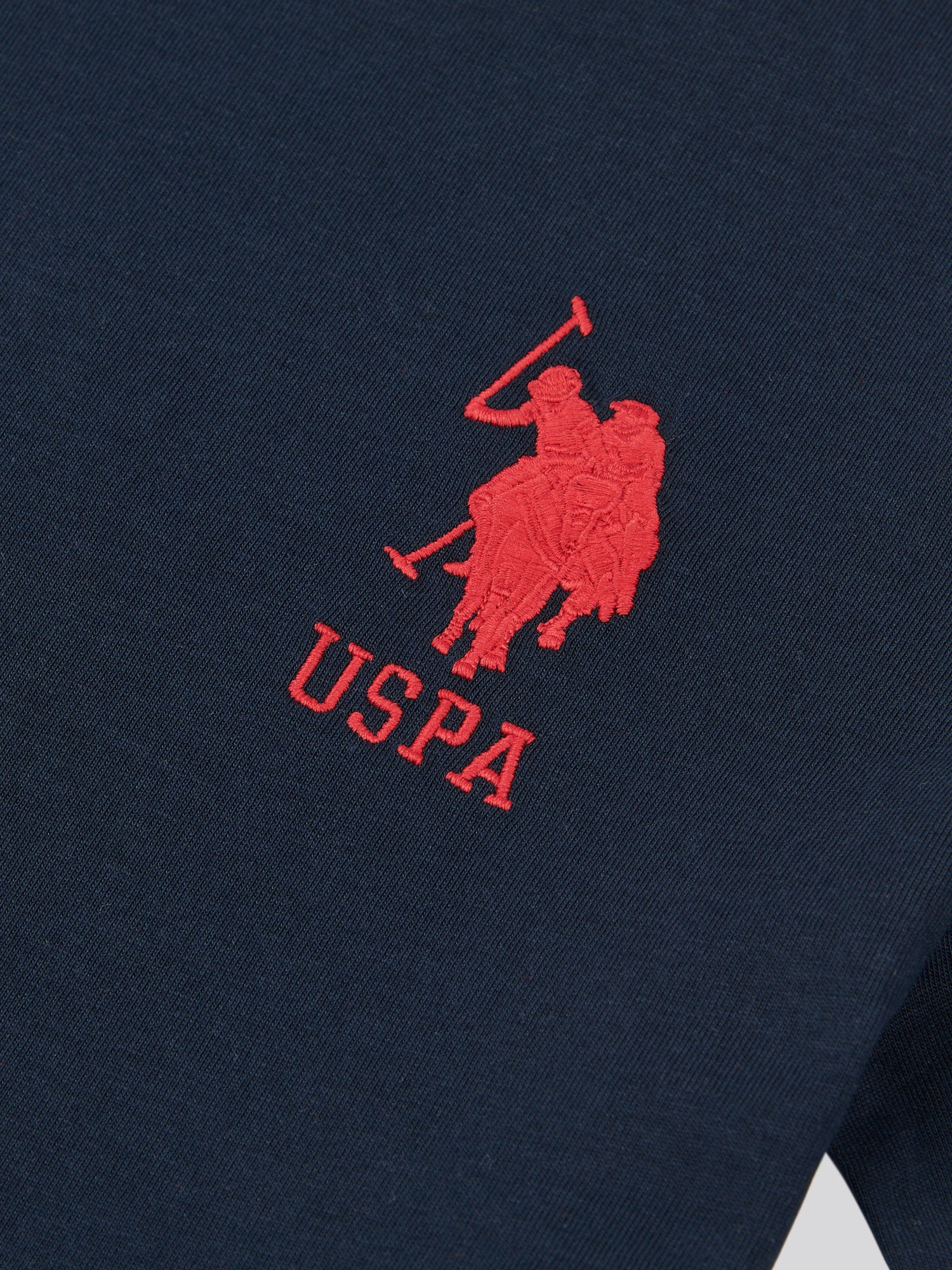 Boys Player 3 T-Shirt in Dark Sapphire Navy / Haute Red DHM - Image 9