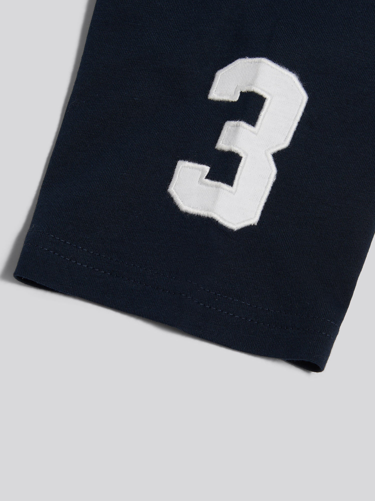 Boys Player 3 T-Shirt Dark Sapphire Navy / White DHM - Image 11