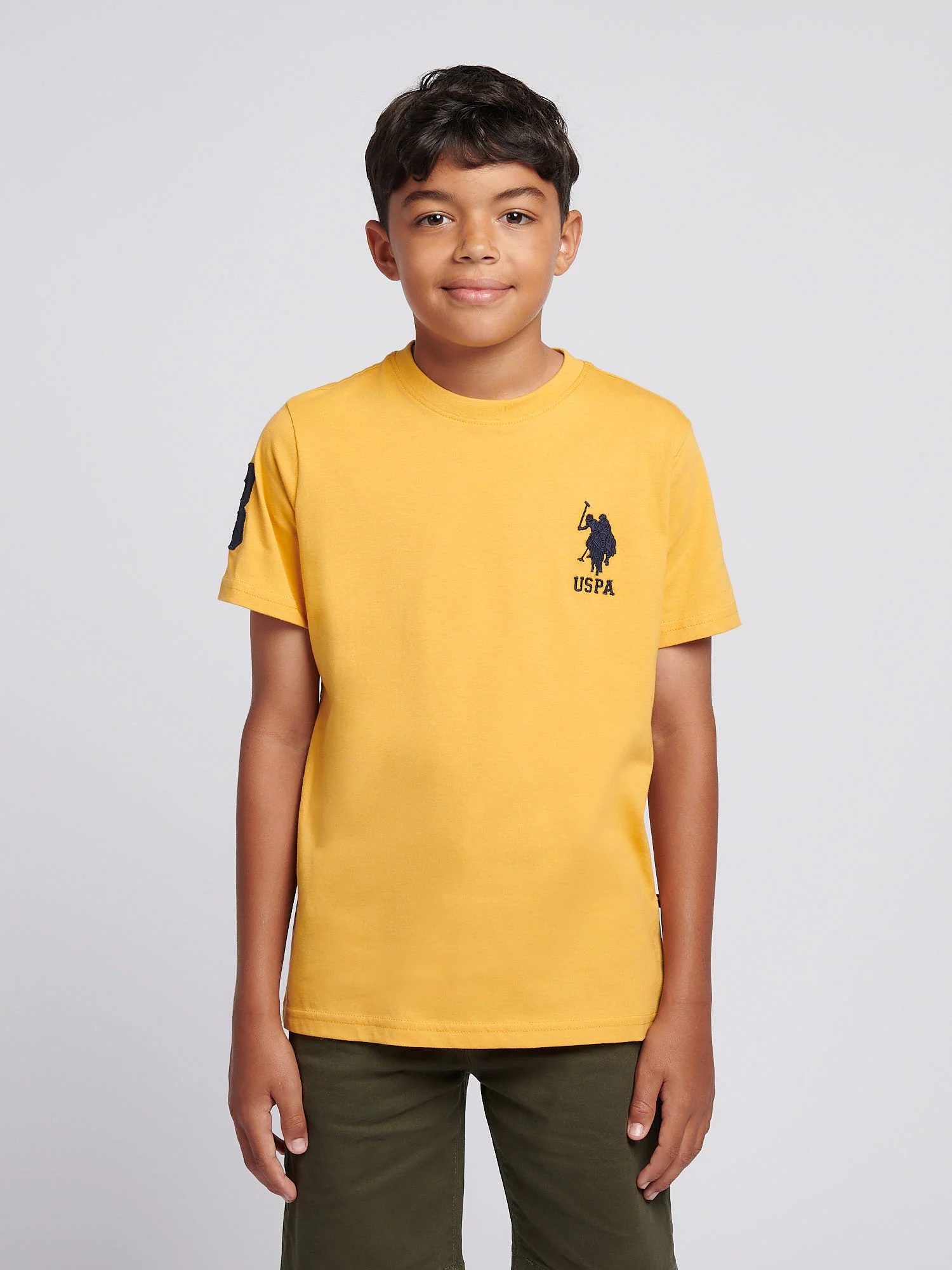 Boys Player 3 T-Shirt Golden Apricot