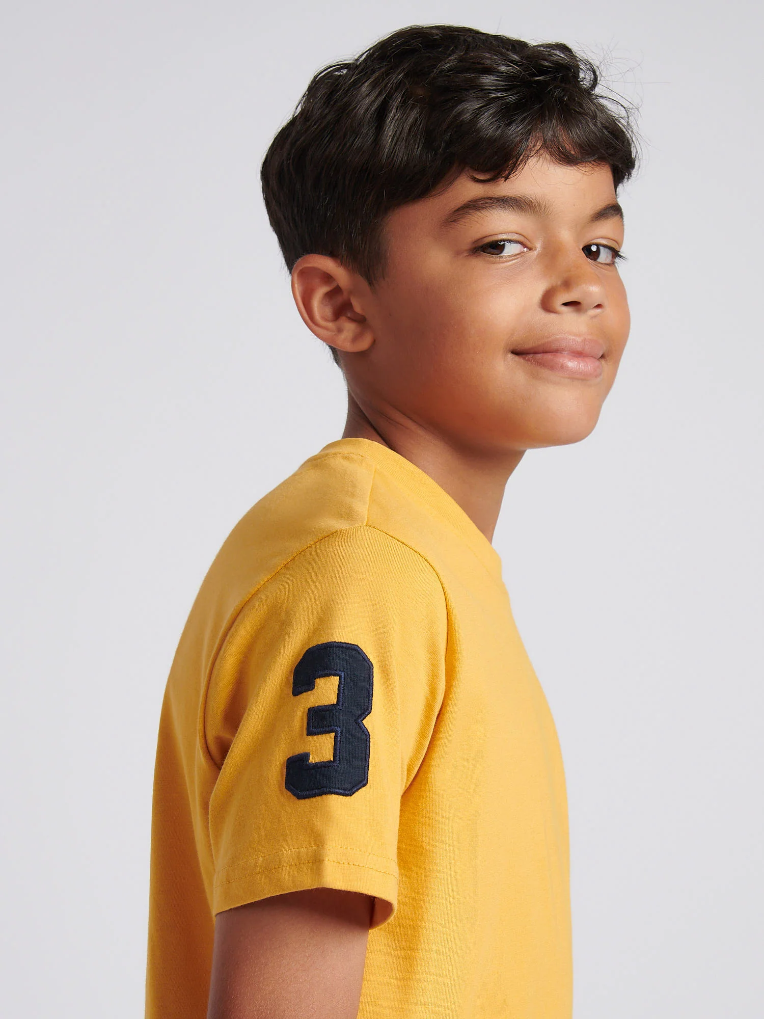 Boys Player 3 T-Shirt Golden Apricot - Image 5