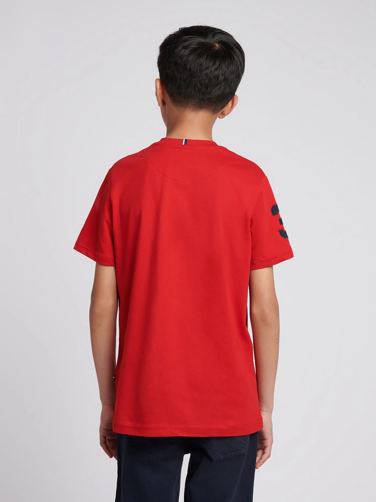 Boys Player 3 T-Shirt in Haute Red - Image 4