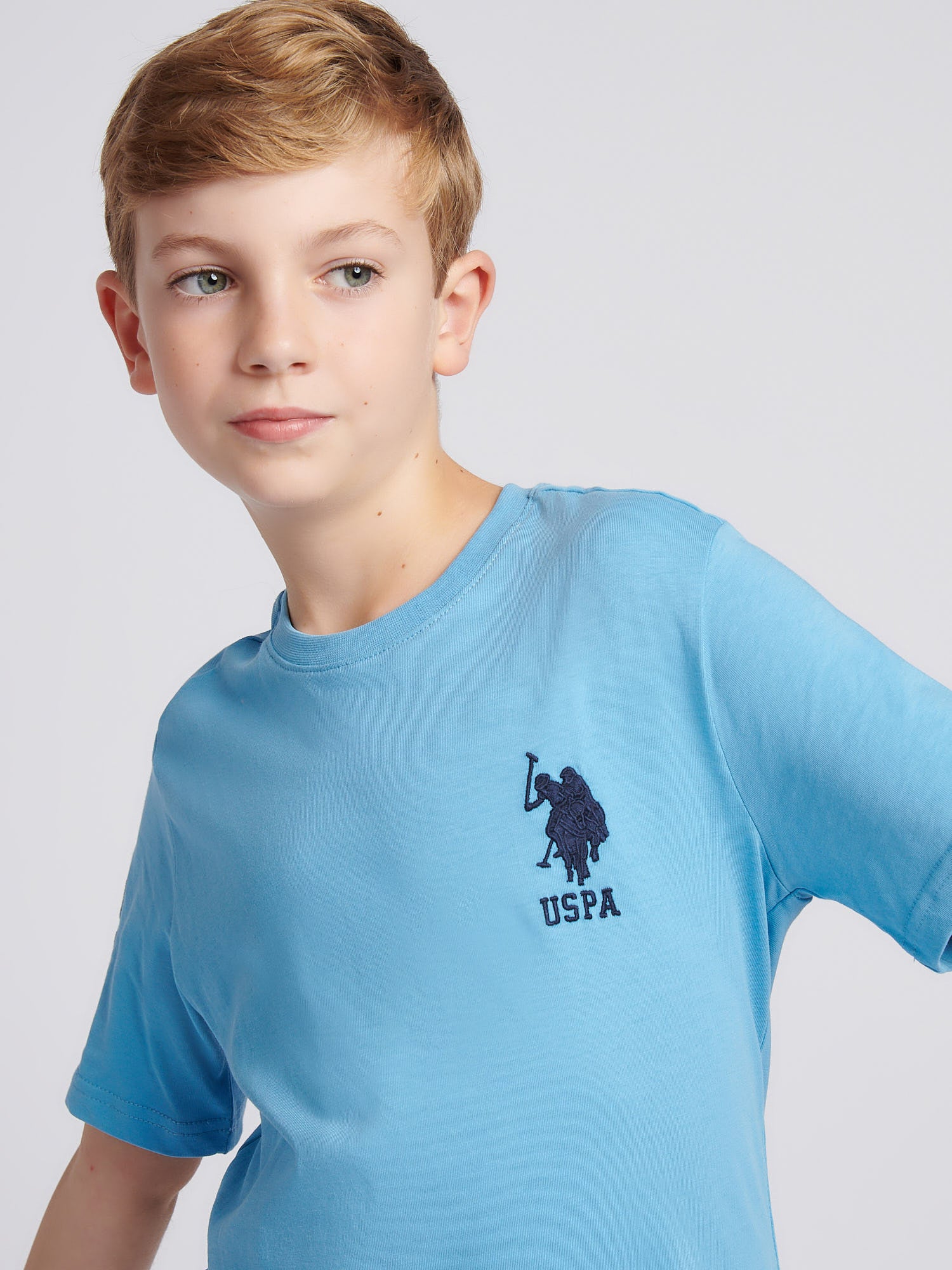 Boys Player 3 T-Shirt Heritage Blue - Image 2