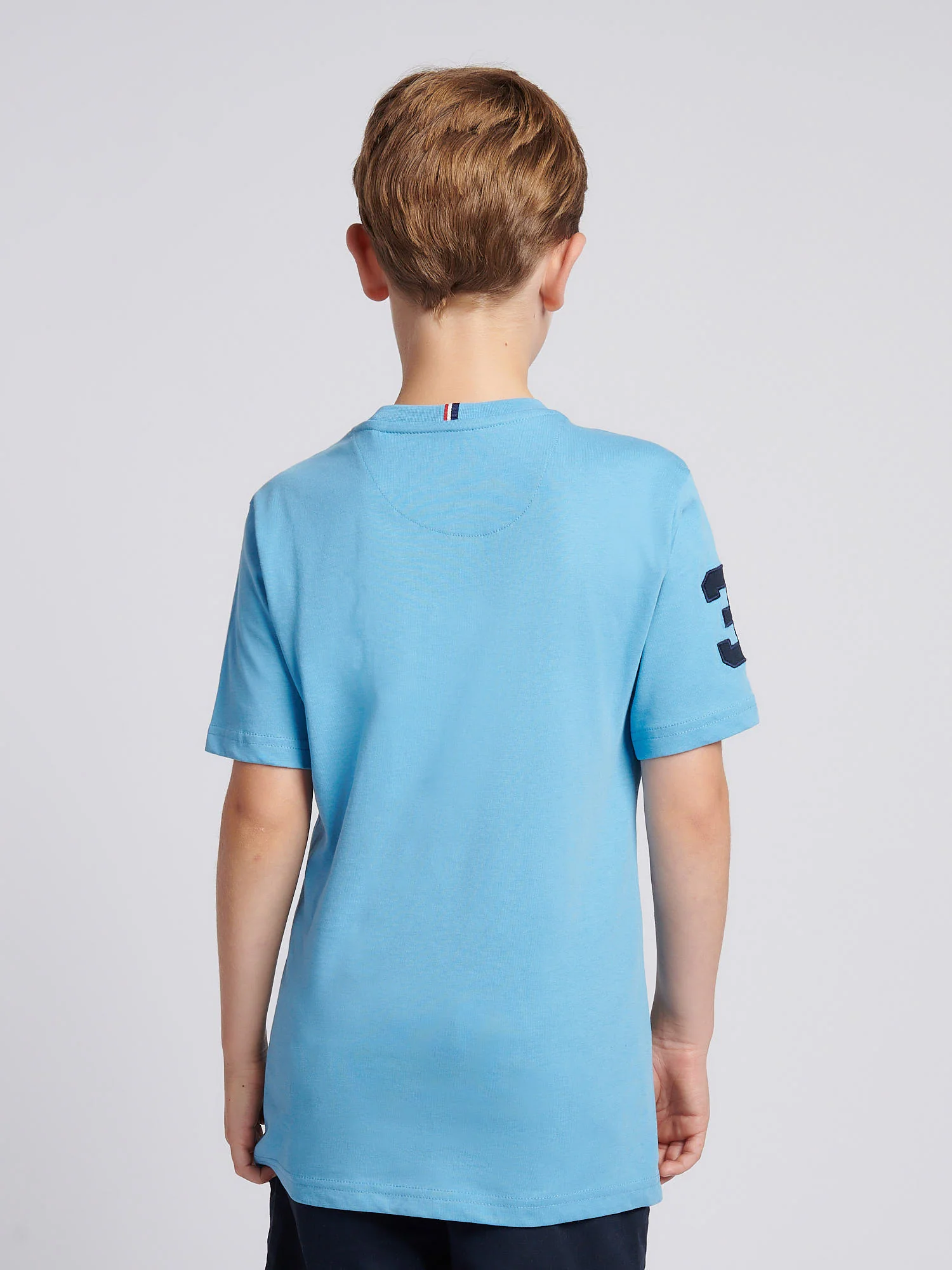 Boys Player 3 T-Shirt Heritage Blue - Image 4