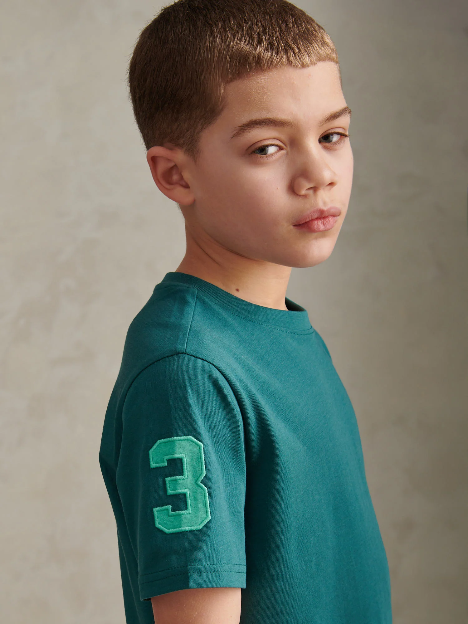 Boys Player 3 T-Shirt Mediterranea - Image 5