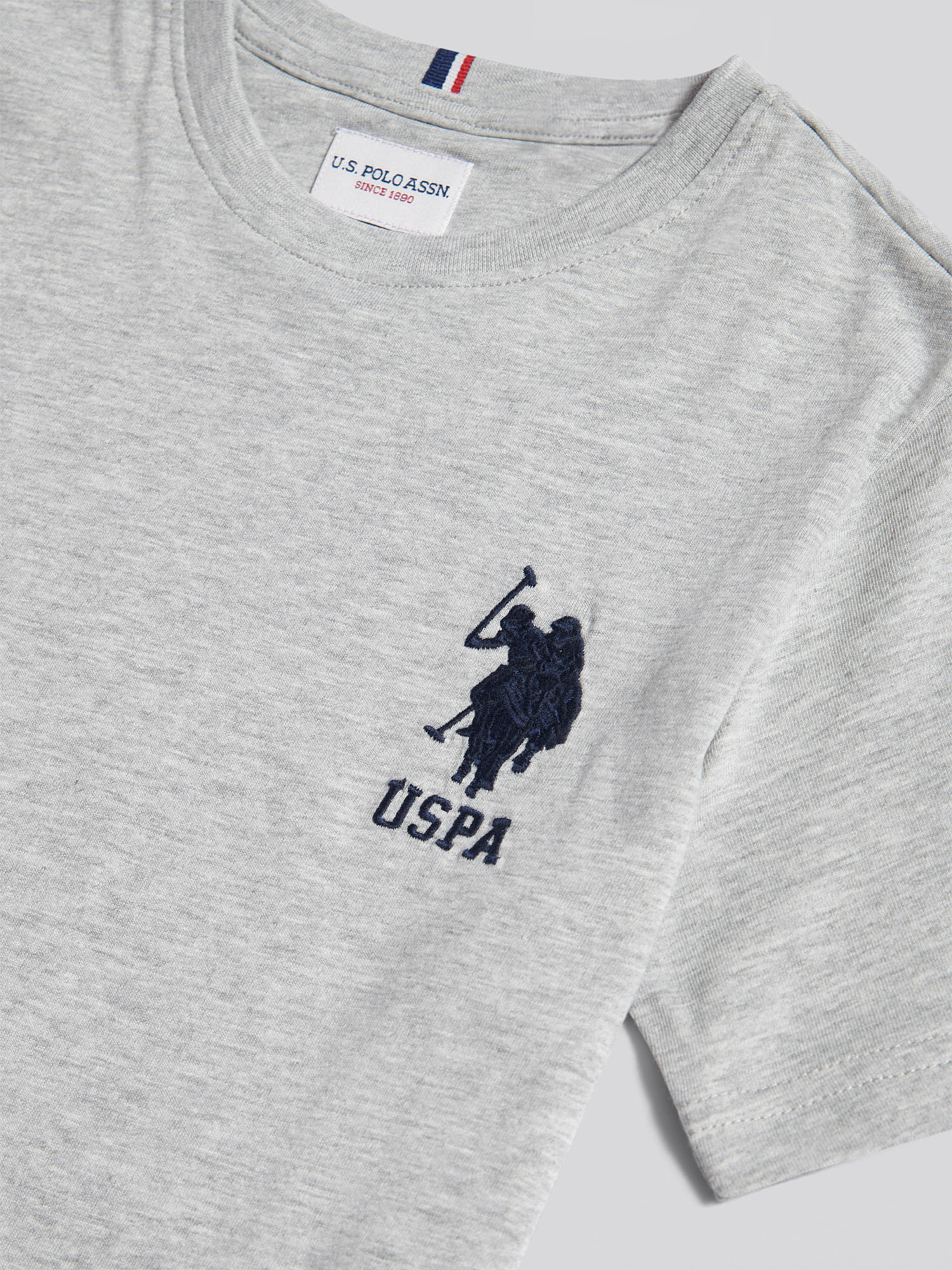 Boys Player 3 T-Shirt Mid Grey Marl - Image 7