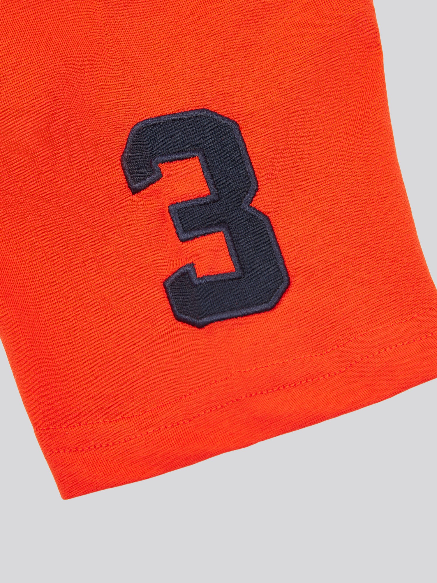 Boys Player 3 T-Shirt in Tangerine Tango - Image 9