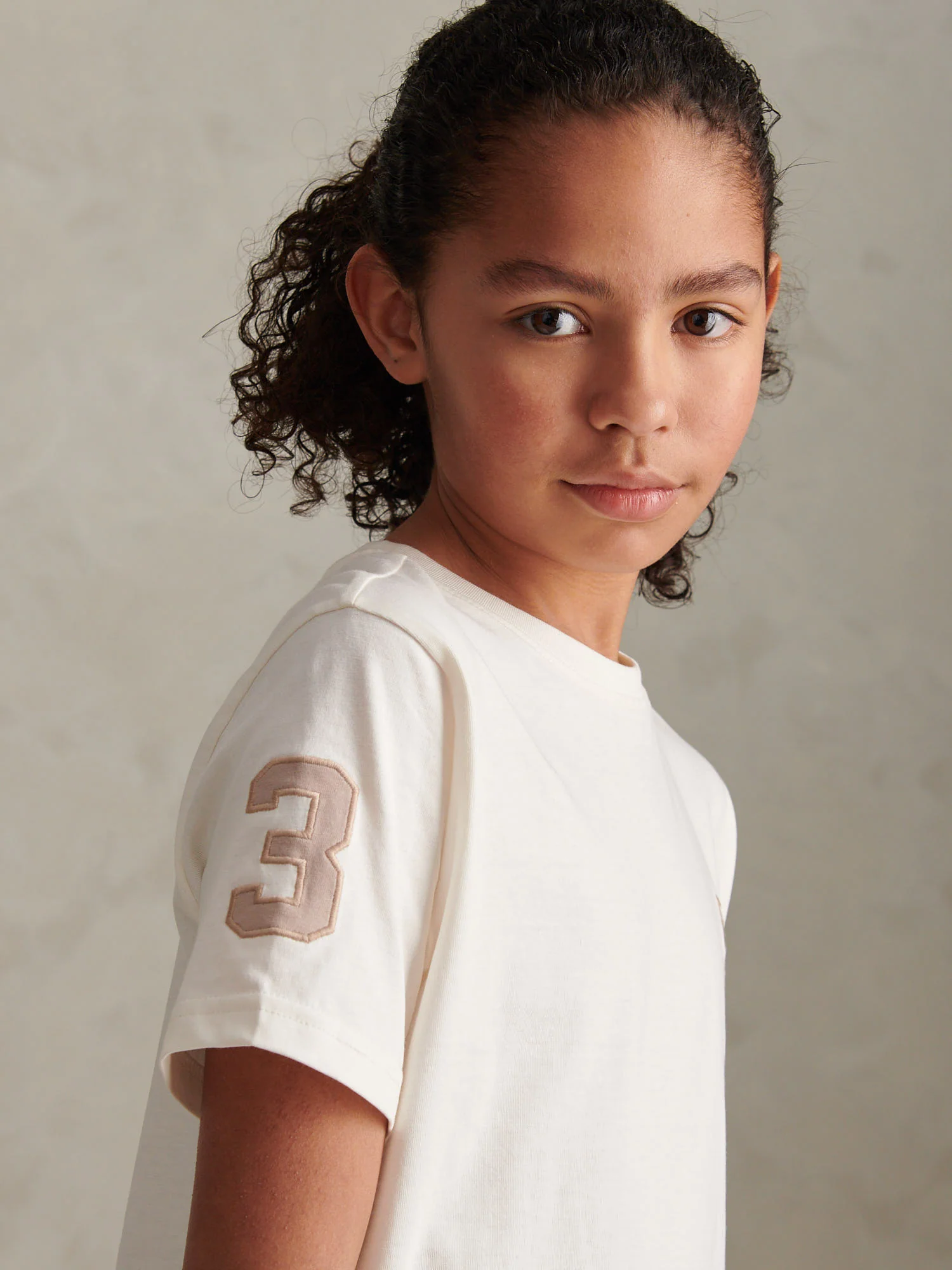 Boys Player 3 T-Shirt Whisper White - Image 5