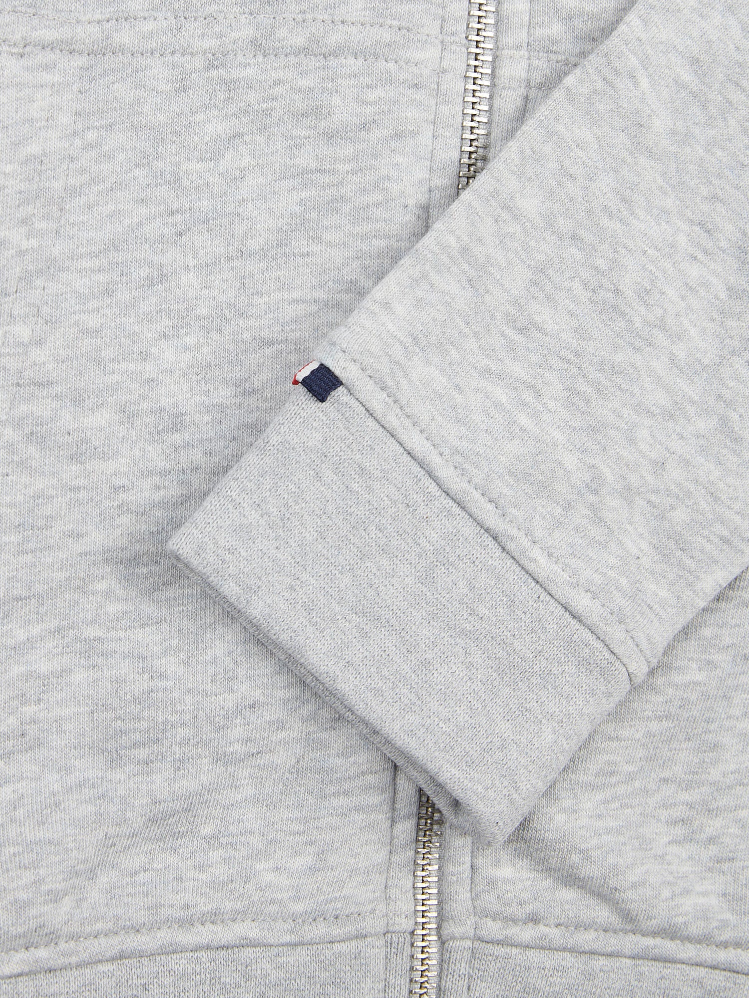 Boys Player 3 Zip Hoodie in Mid Grey Marl - Image 10