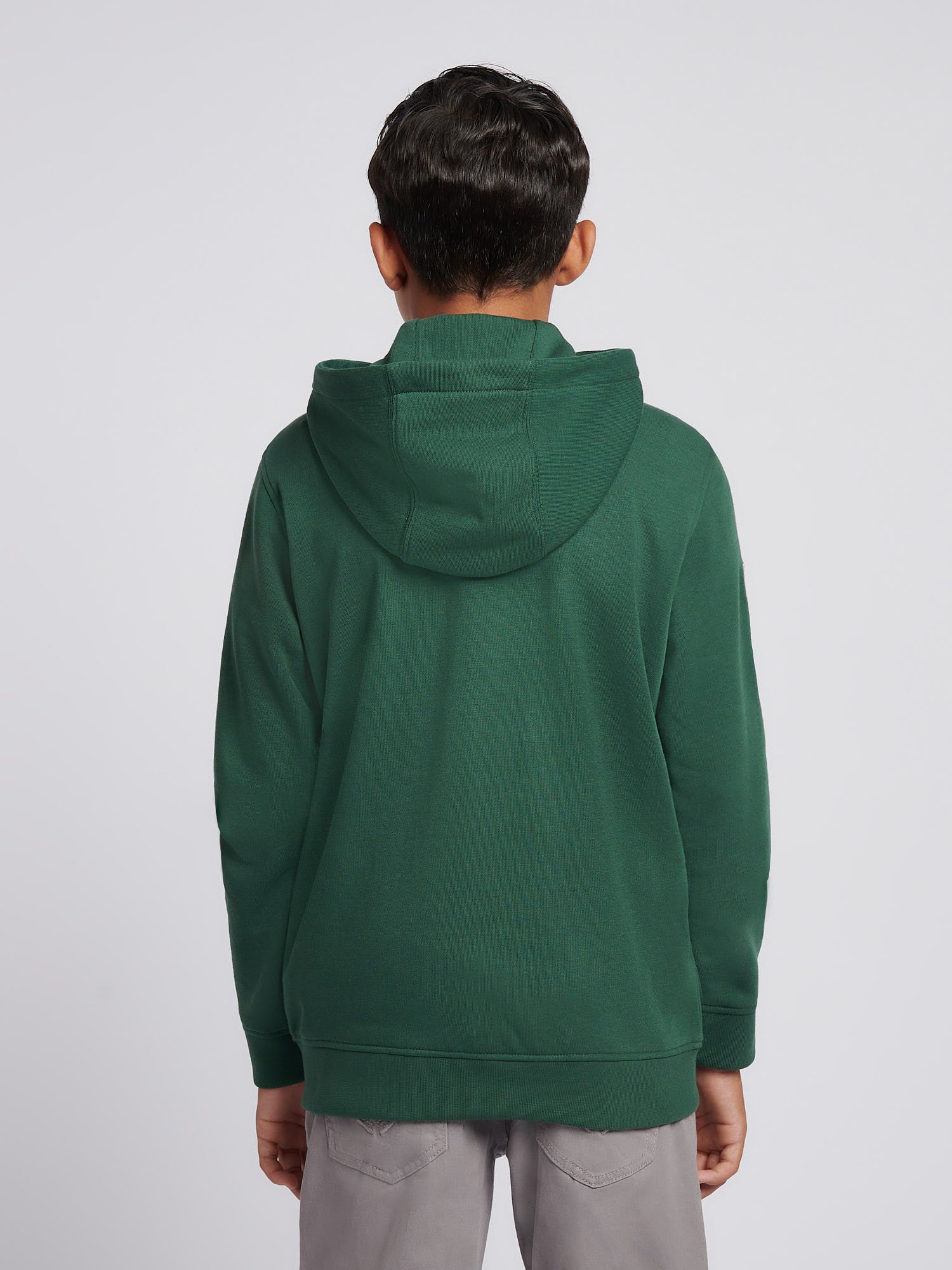 Boys Player 3 Zip Hoodie in Pineneedle - Image 4