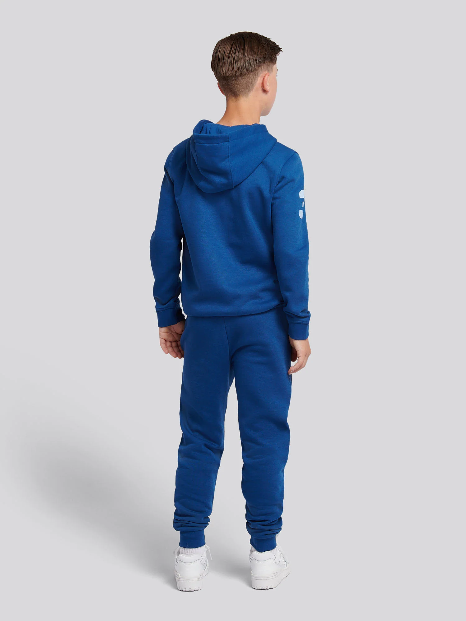 Boys Player 3 Zip Hoodie & Jogger Set in Navy Peony - Image 2