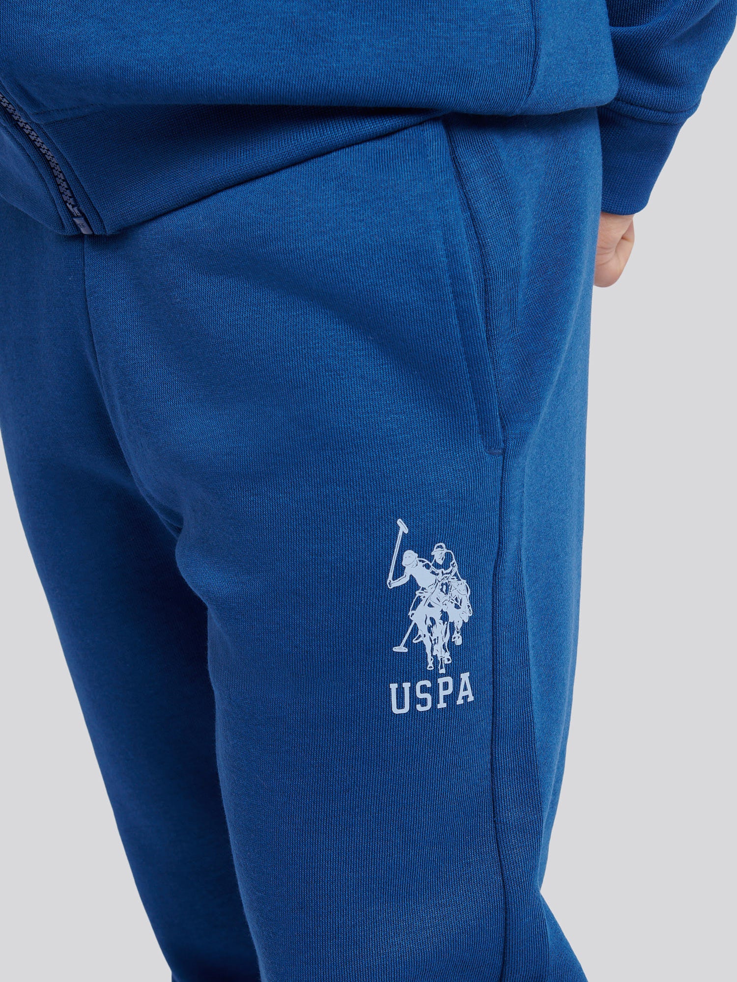 Boys Player 3 Zip Hoodie & Jogger Set in Navy Peony - Image 8