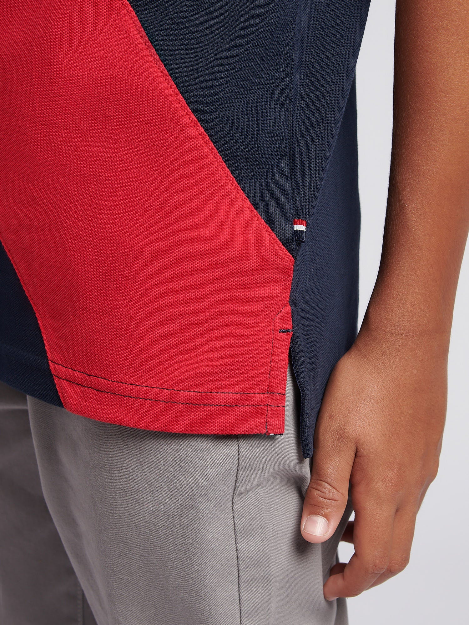 Boys Sash Polo Shirt Dark Sapphire Navy - Image 5