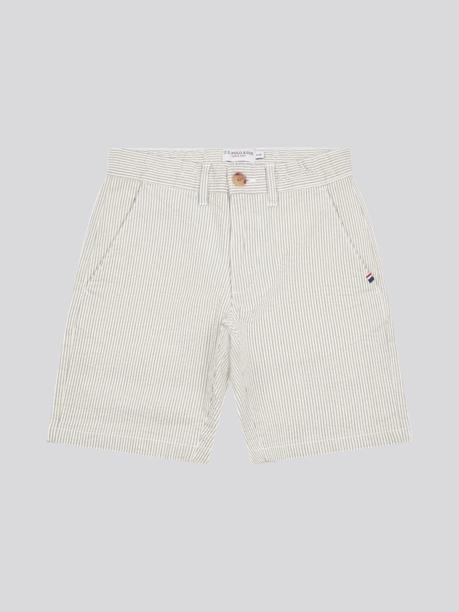 Boys Seersucker Chino Short in Northern Droplet - Image 6