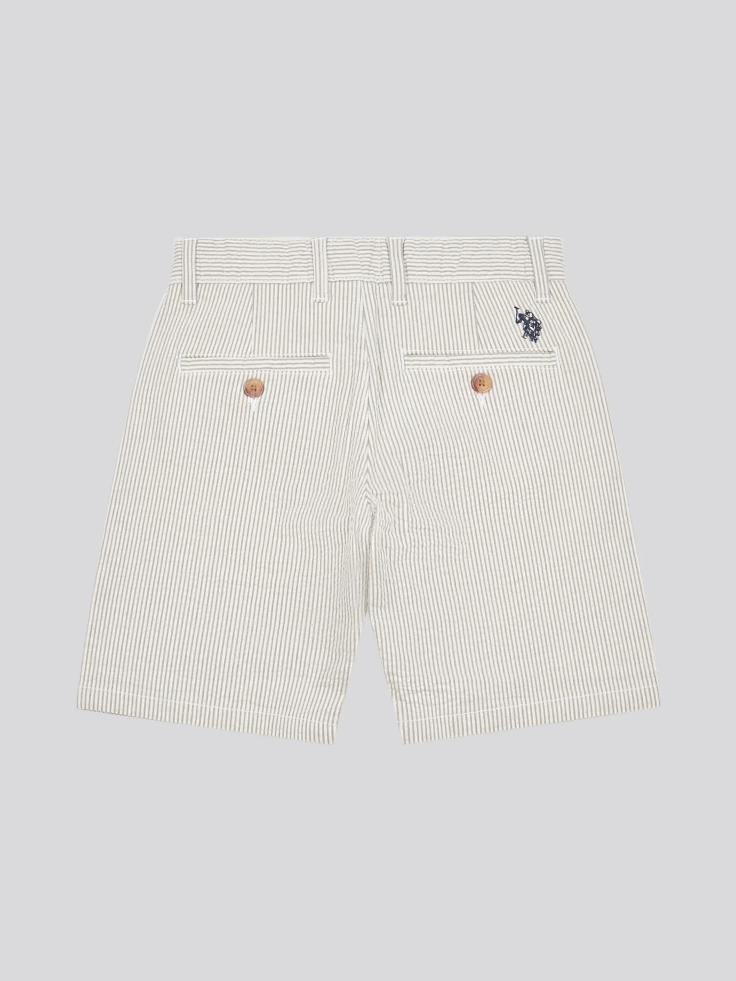 Boys Seersucker Chino Short in Northern Droplet - Image 7