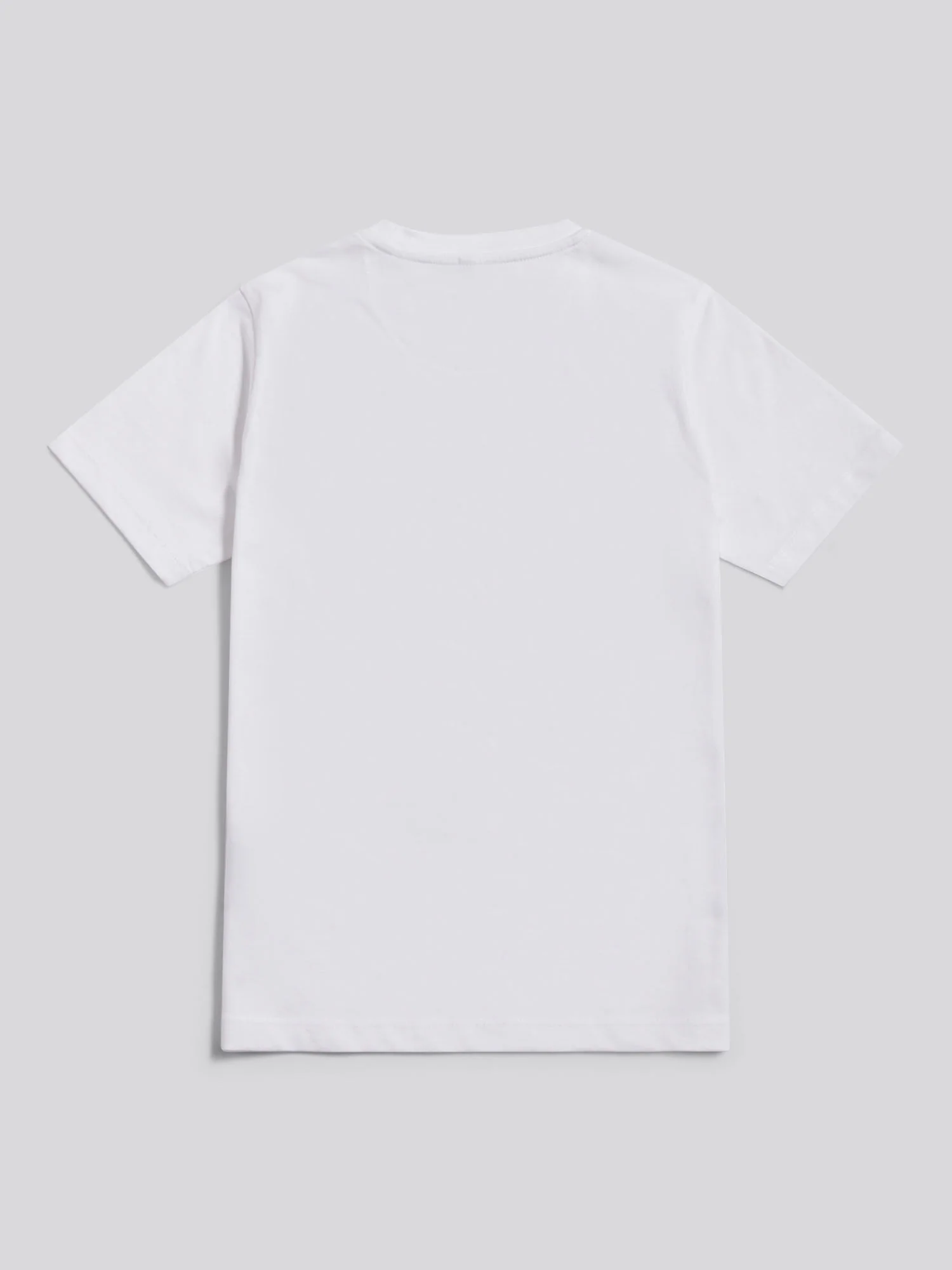 Boys Signature Arch Print T-Shirt Bright White - Image 6