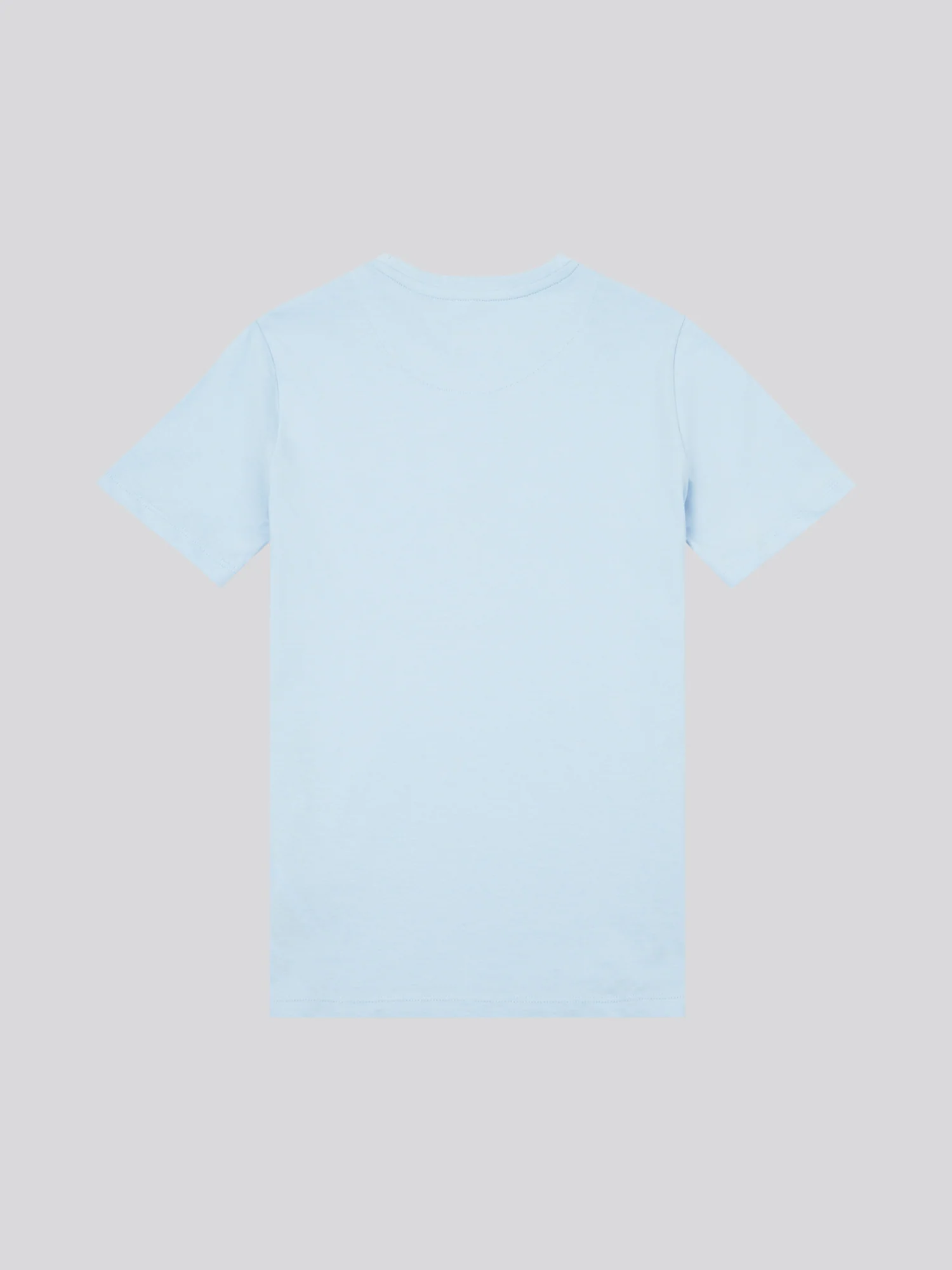 Boys Signature Arch Print T-Shirt in Chambray Blue - Image 6