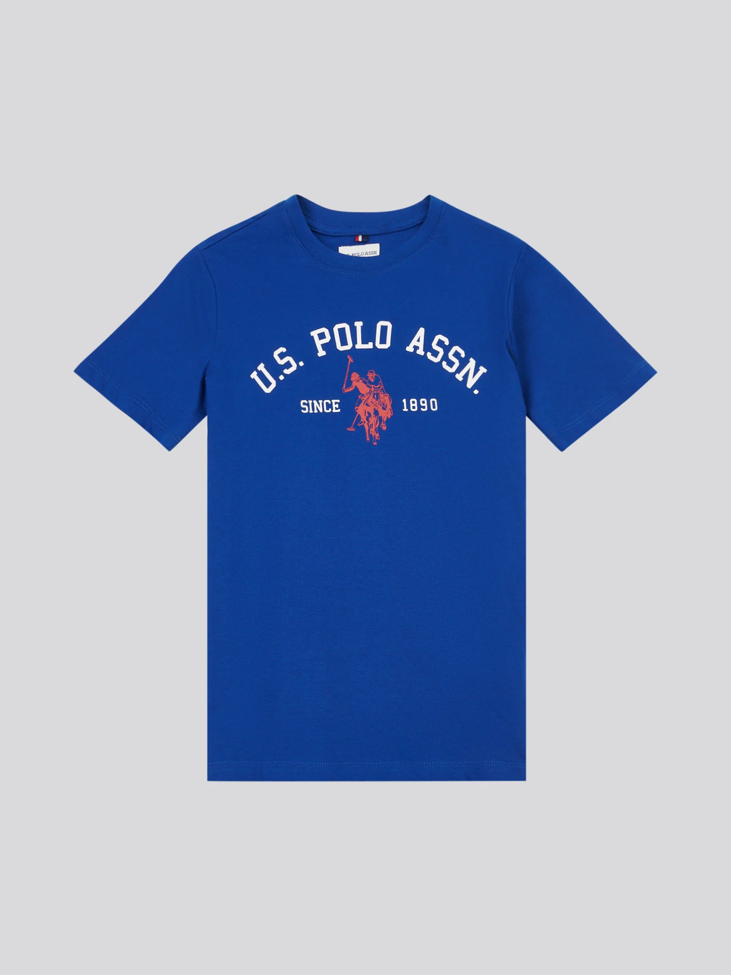 Boys Signature Arch Print T-Shirt in Sodalite Blue - Image 5