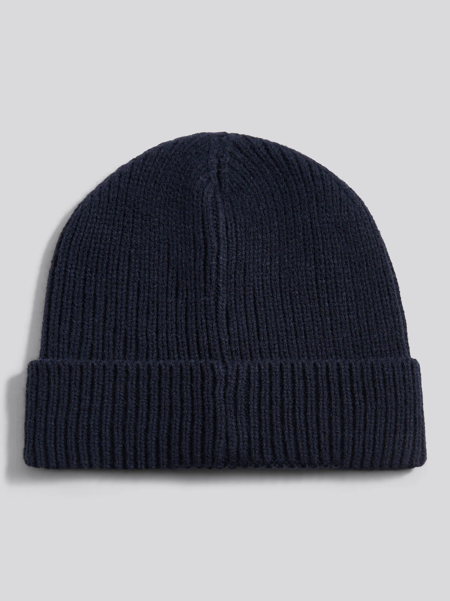 Boys Signature Double Horsemen Knit Beanie in Dark Sapphire Navy - Image 4