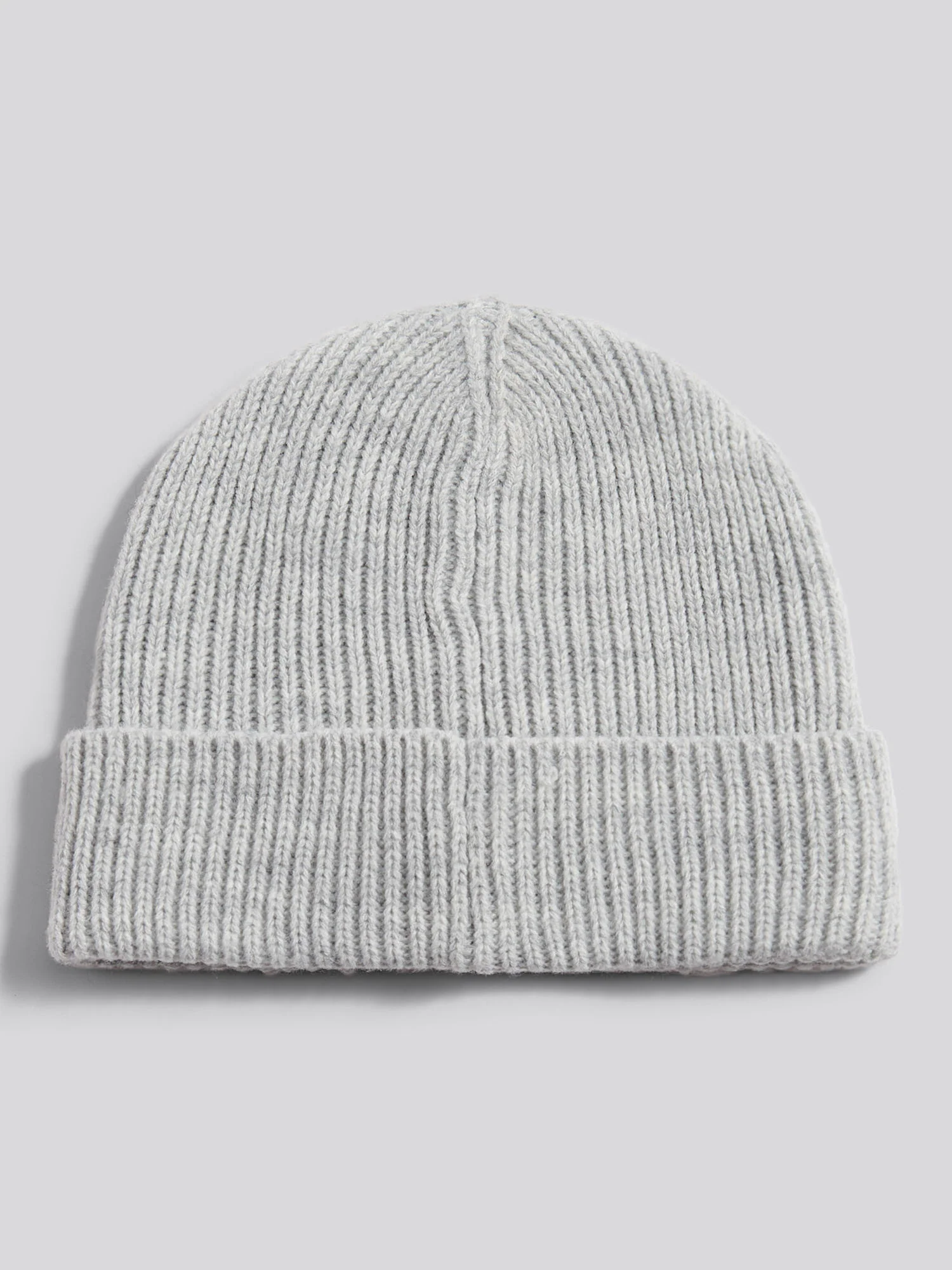 Boys Signature Double Horsemen Knit Beanie in Mid Grey Marl - Image 4