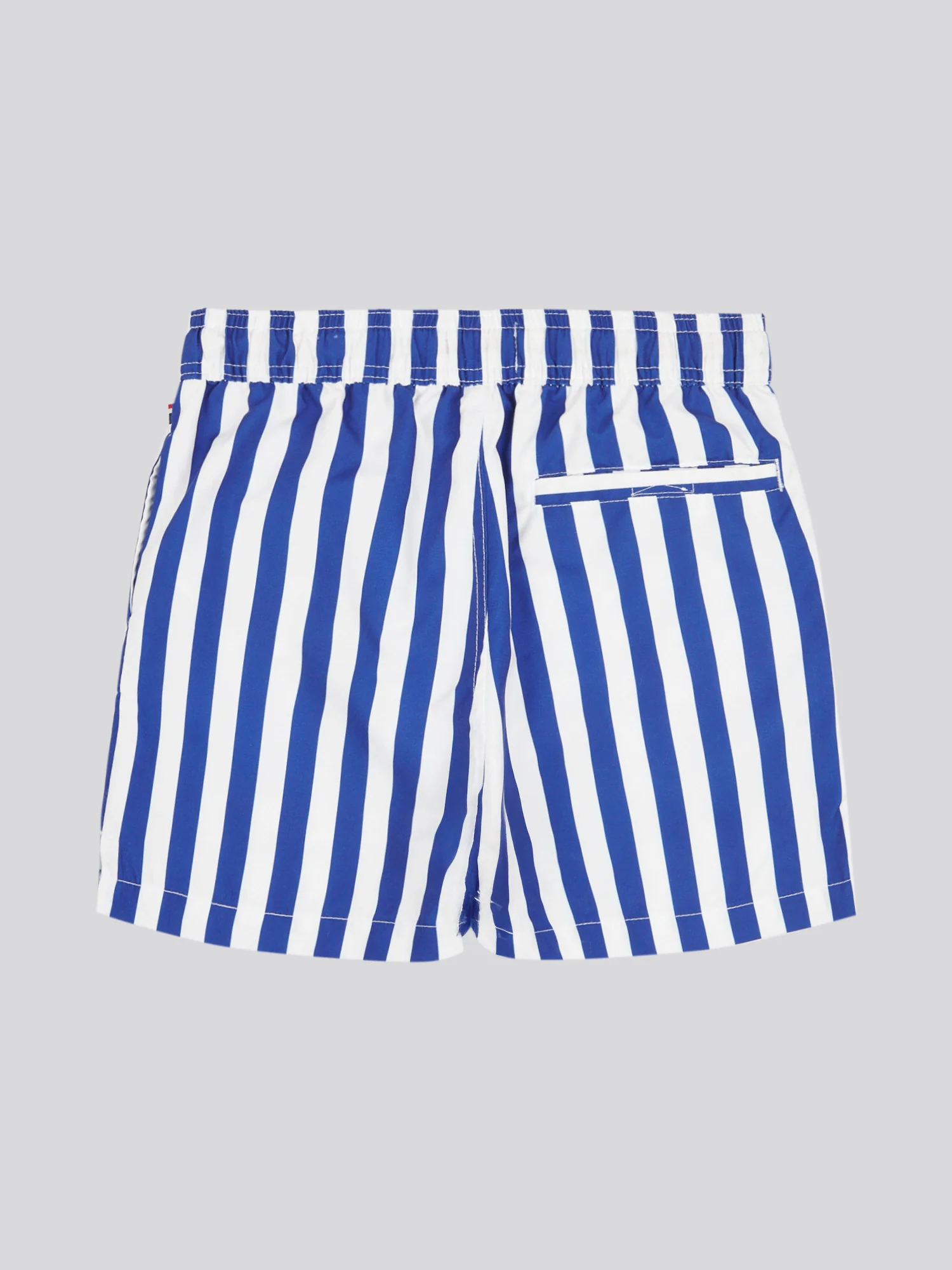 Boys Stripe Swim Short in Sodalite Blue - Image 6