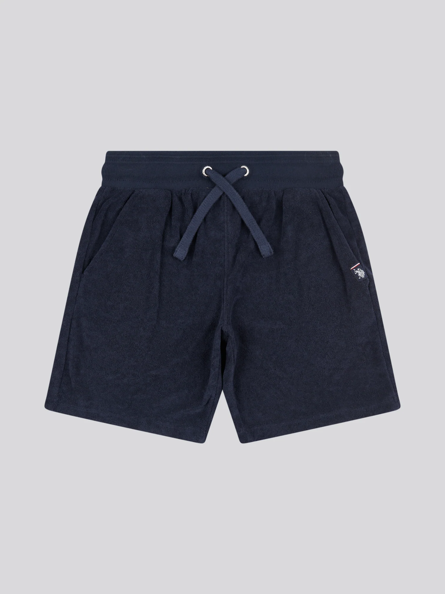Boys Terry Short in Dark Sapphire Navy - Image 5