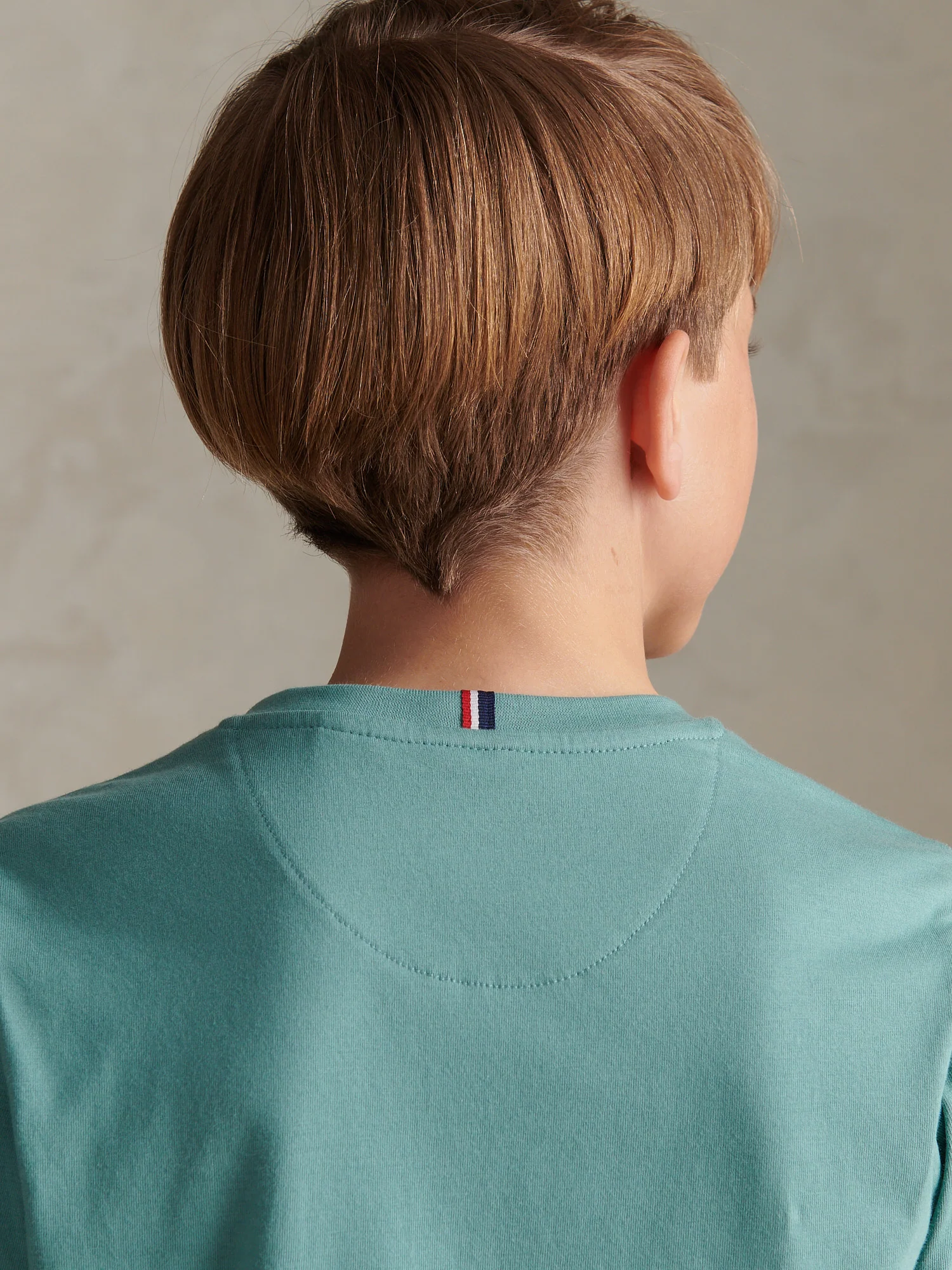 Boys Texture Double Horsemen T-Shirt Arctic - Image 5
