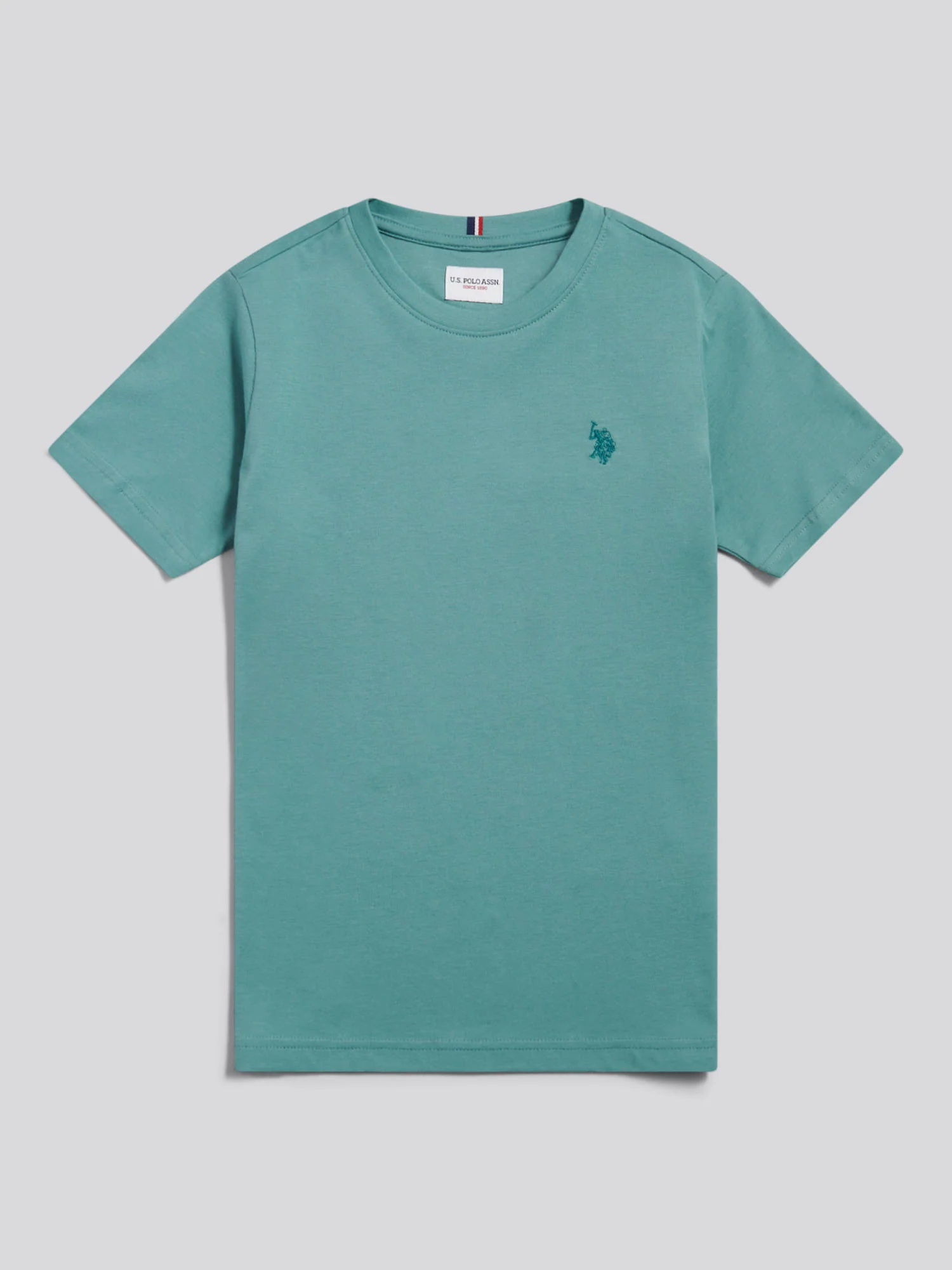 Boys Texture Double Horsemen T-Shirt Arctic - Image 7