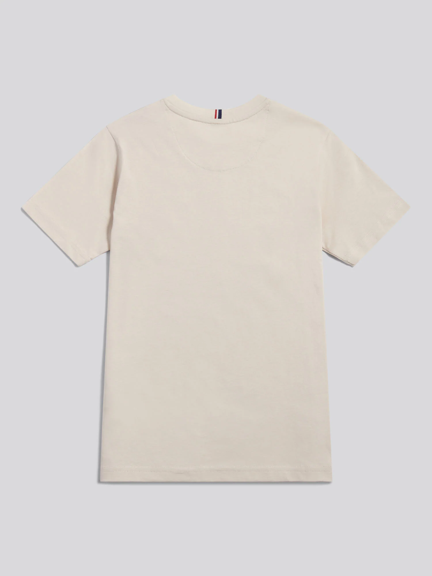 Boys Texture Double Horsemen T-Shirt Beige - Image 6