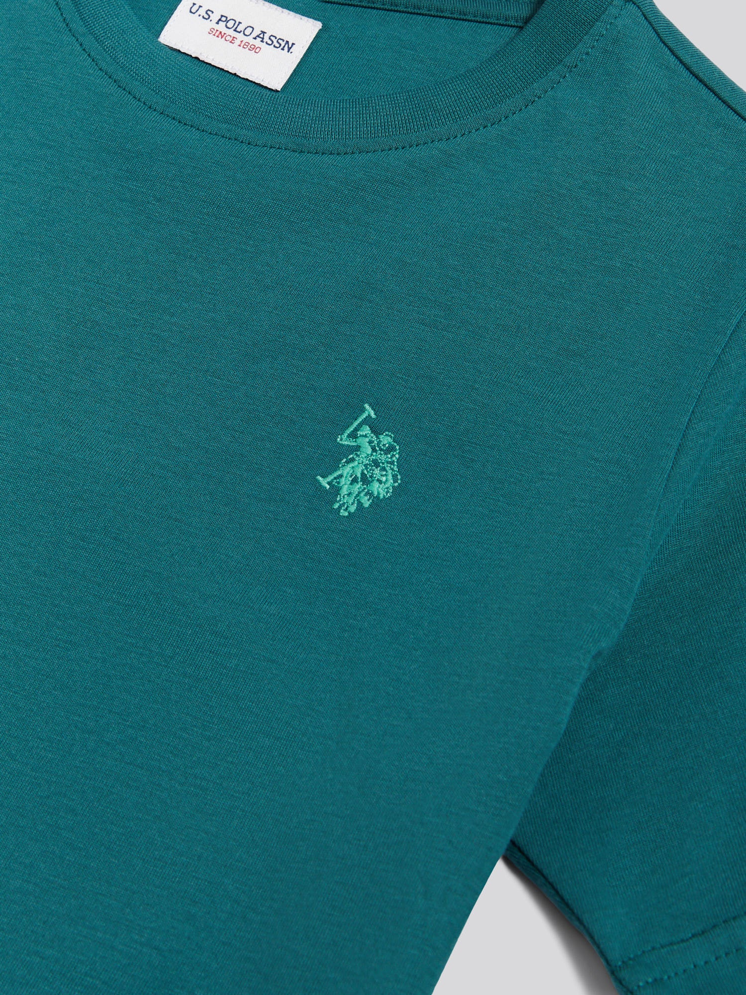 Boys Texture Double Horsemen T-Shirt Mediterranea - Image 10