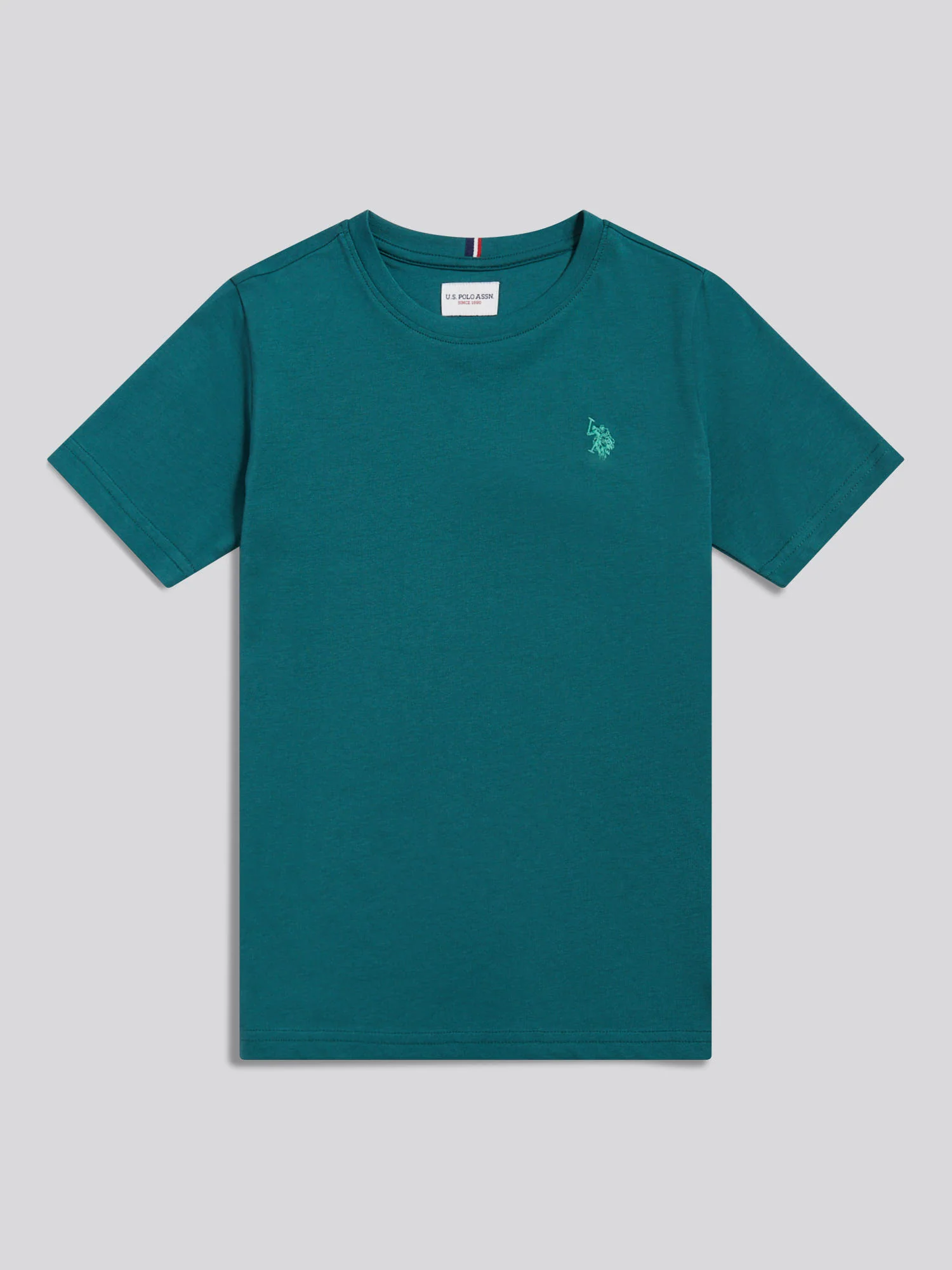 Boys Texture Double Horsemen T-Shirt Mediterranea - Image 8