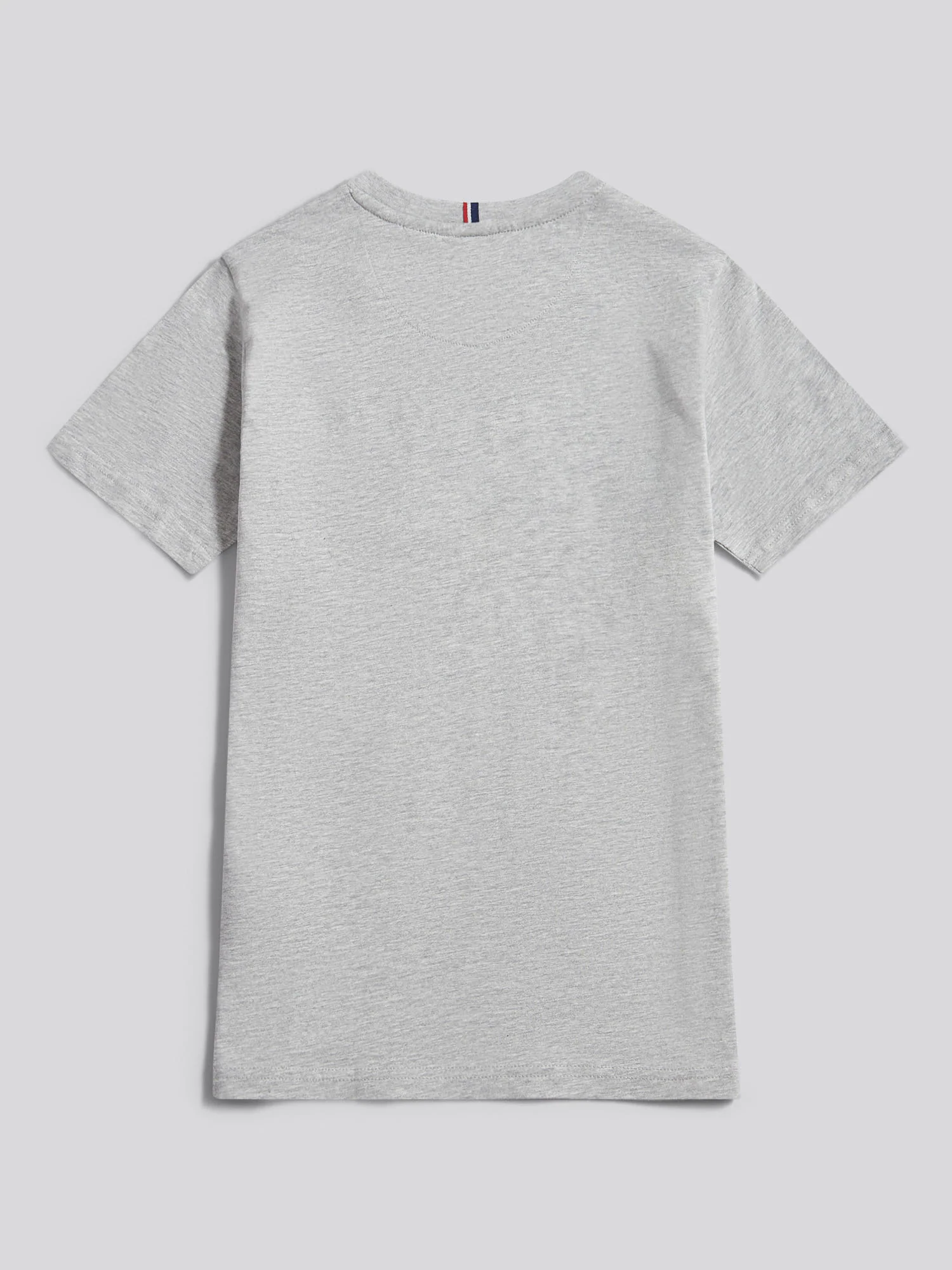Boys Texture Double Horsemen T-Shirt Mid Grey Marl - Image 6