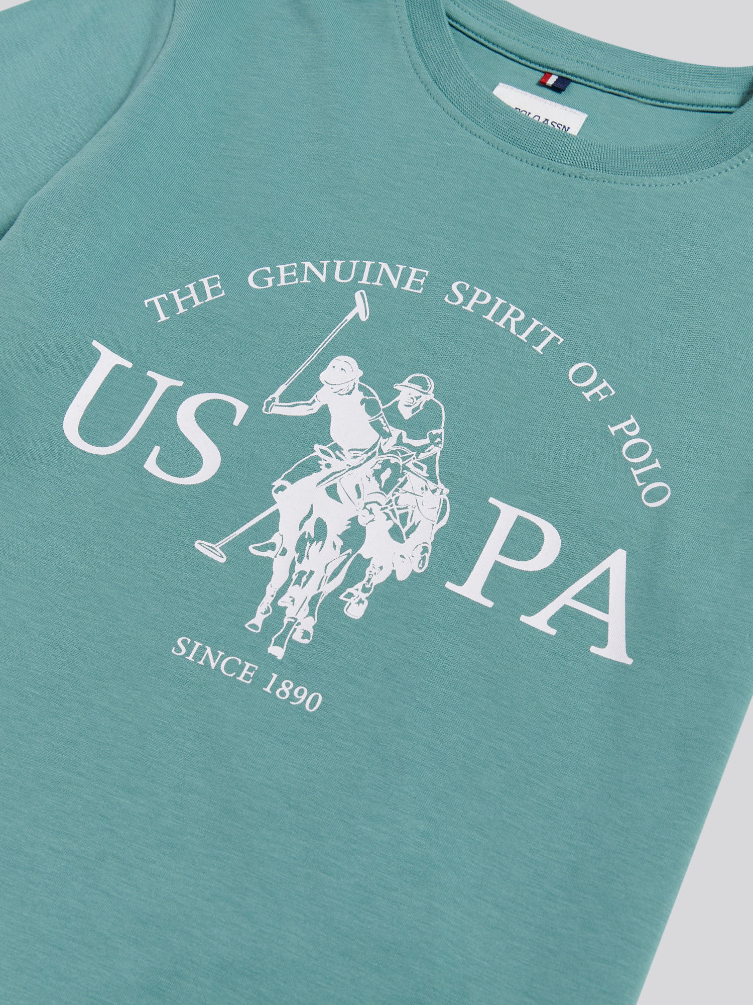 Boys USPA Print Graphic T-Shirt Arctic - Image 7