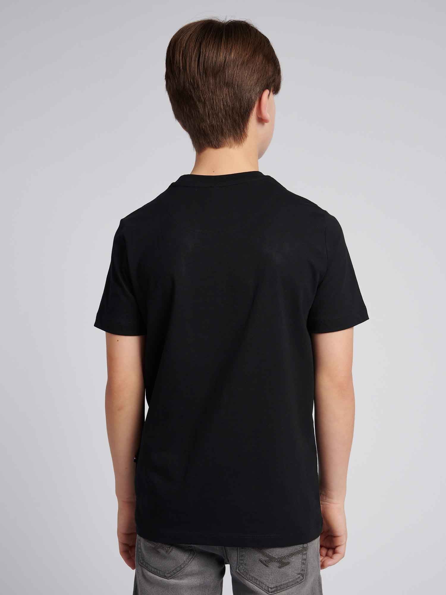 Boys USPA Print Graphic T-Shirt in Black - Image 4
