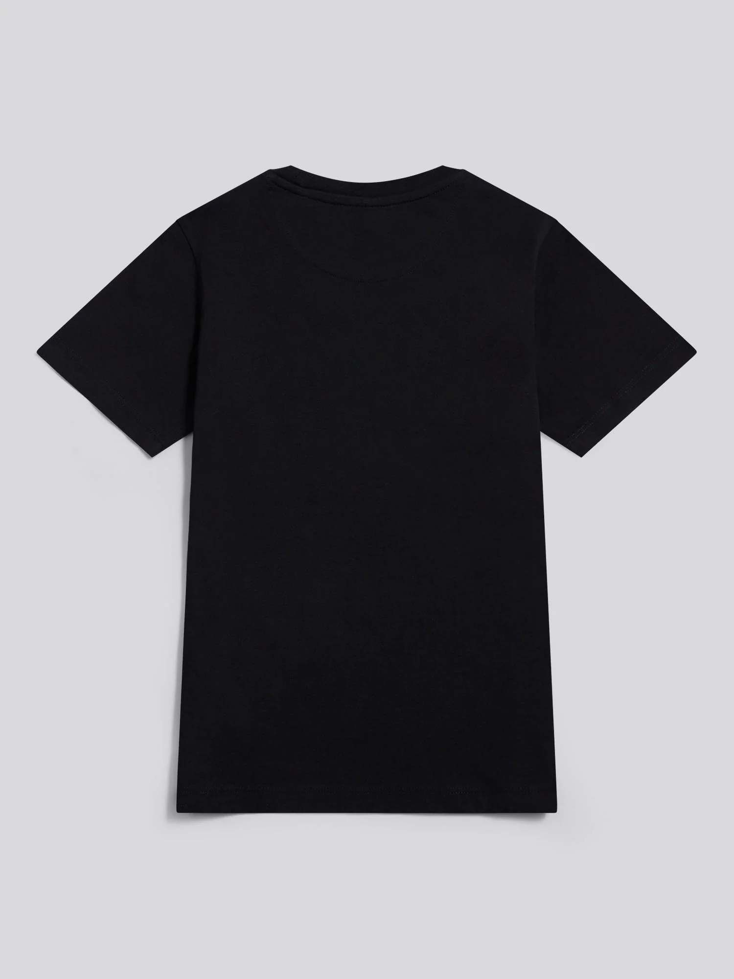 Boys USPA Print Graphic T-Shirt Black Bright White DHM - Image 6