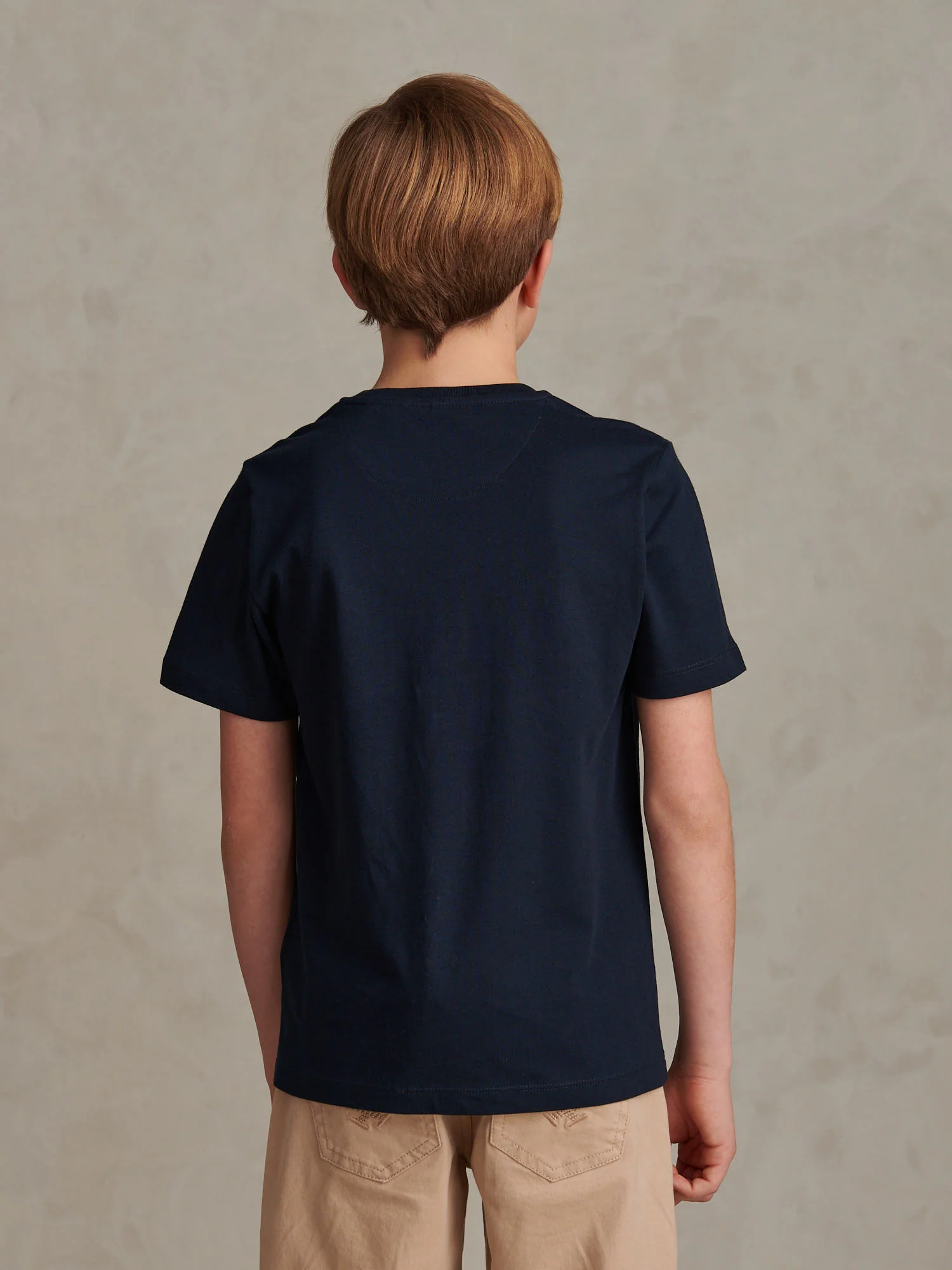 Boys USPA Print Graphic T-Shirt Dark Sapphire Navy - Image 4