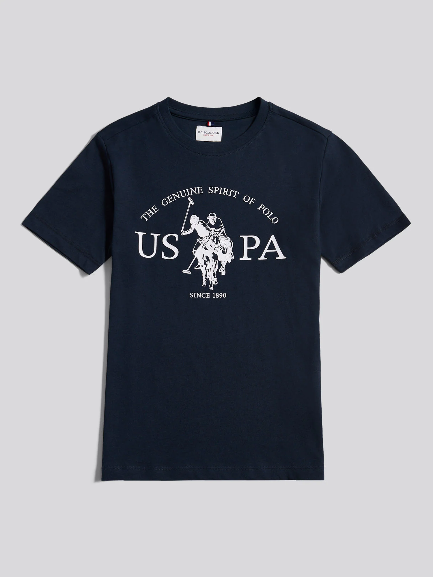 Boys USPA Print Graphic T-Shirt Dark Sapphire Navy - Image 5