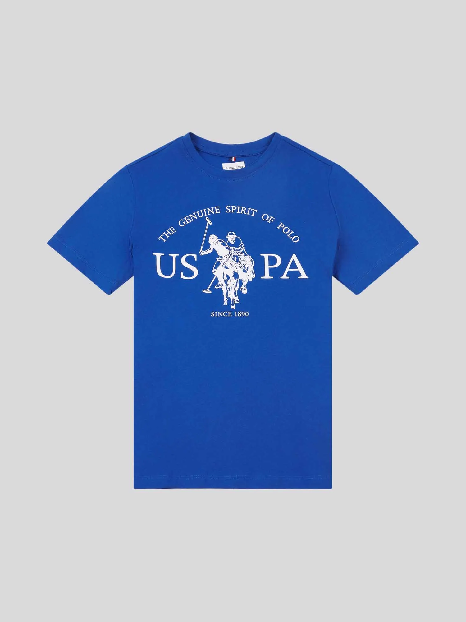 Boys USPA Print Graphic T-Shirt in Sodalite Blue - Image 5
